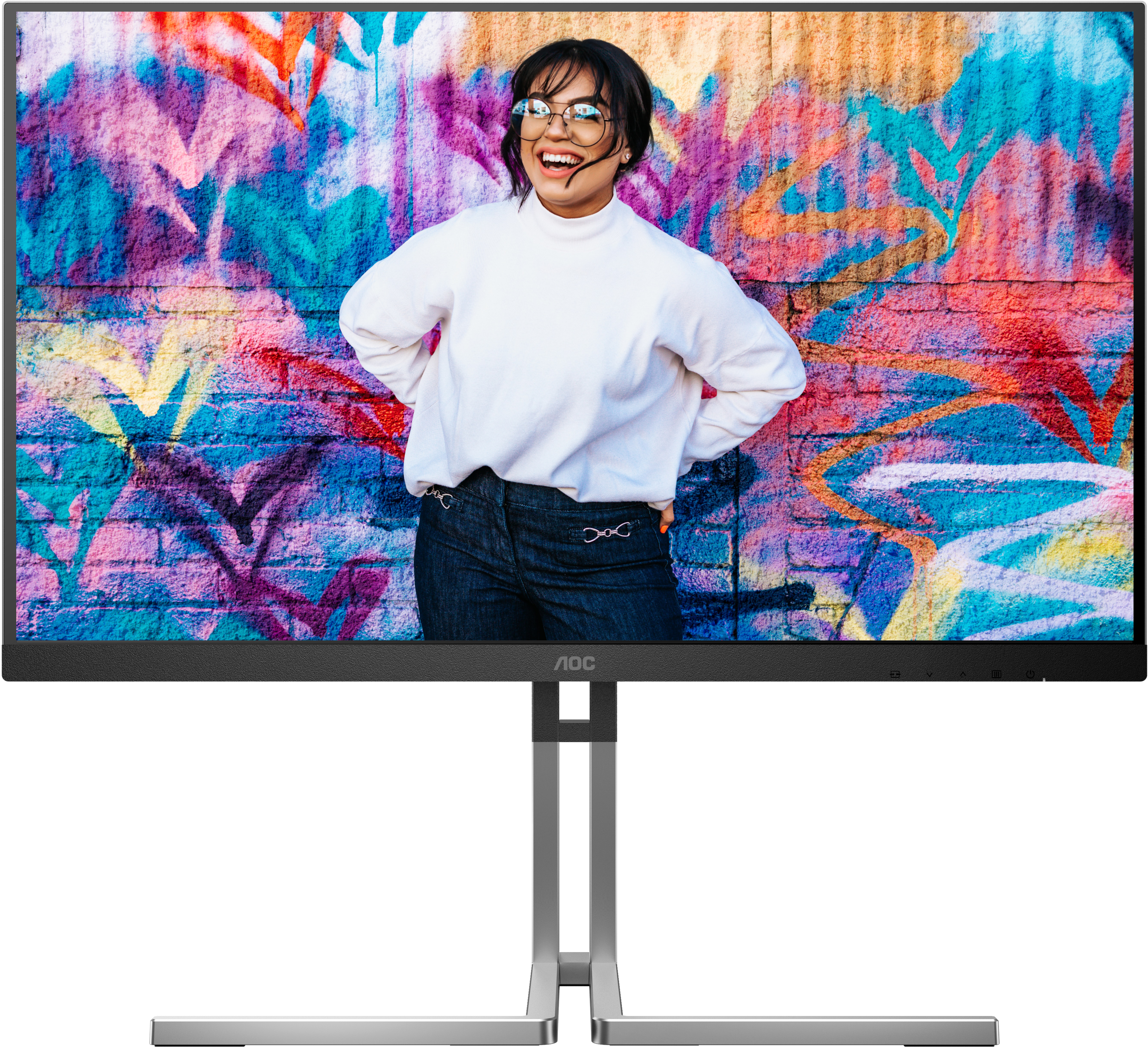 AOC - Monitor AOC 27" Q27U3CV IPS QHD 75Hz USB-C (PD65W) USB-C Docking