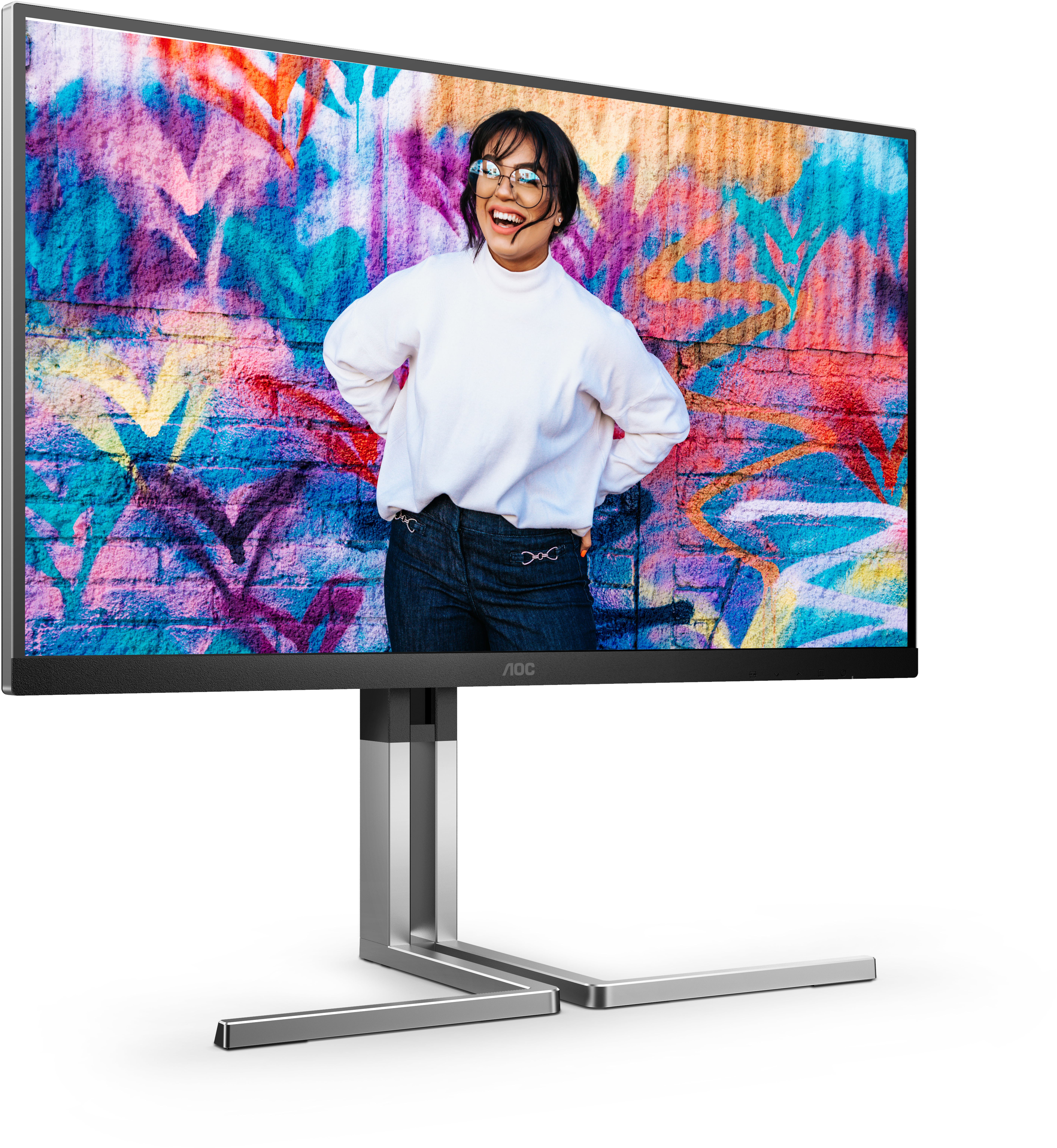 AOC - Monitor AOC 27" Q27U3CV IPS QHD 75Hz USB-C (PD65W) USB-C Docking