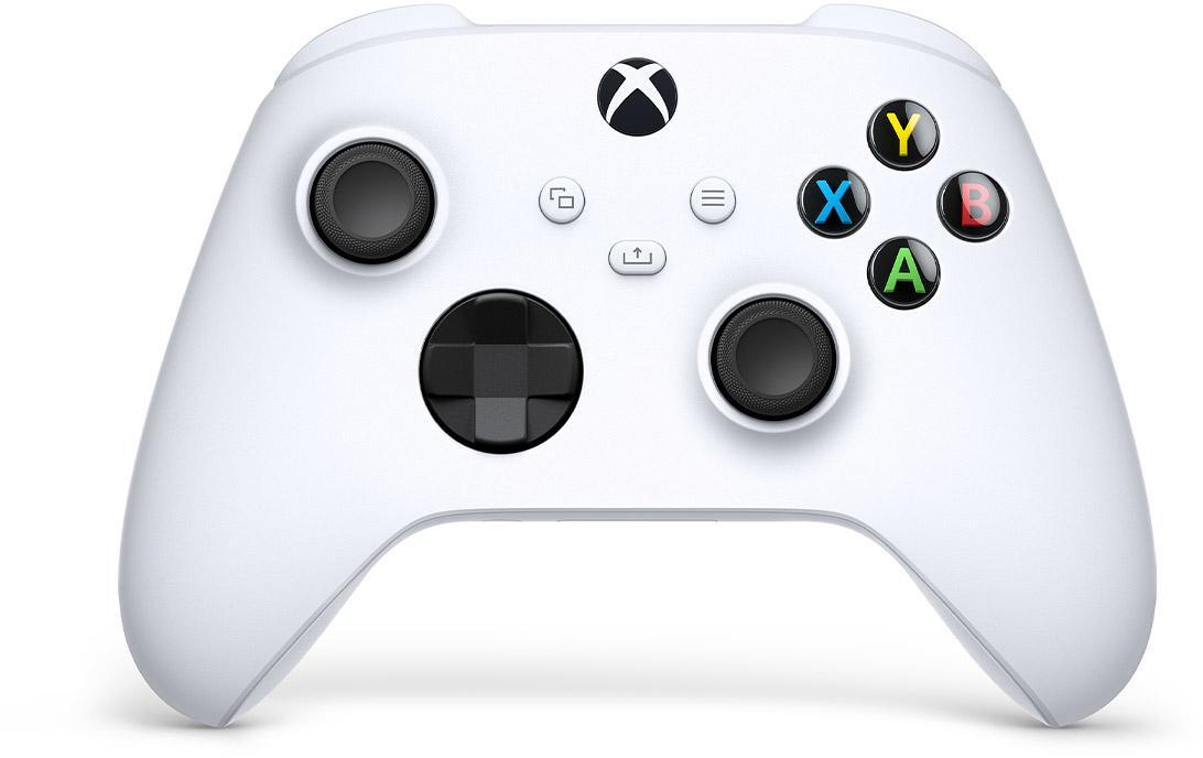 Microsoft - Gamepad Microsoft Xbox Wireless Robot White