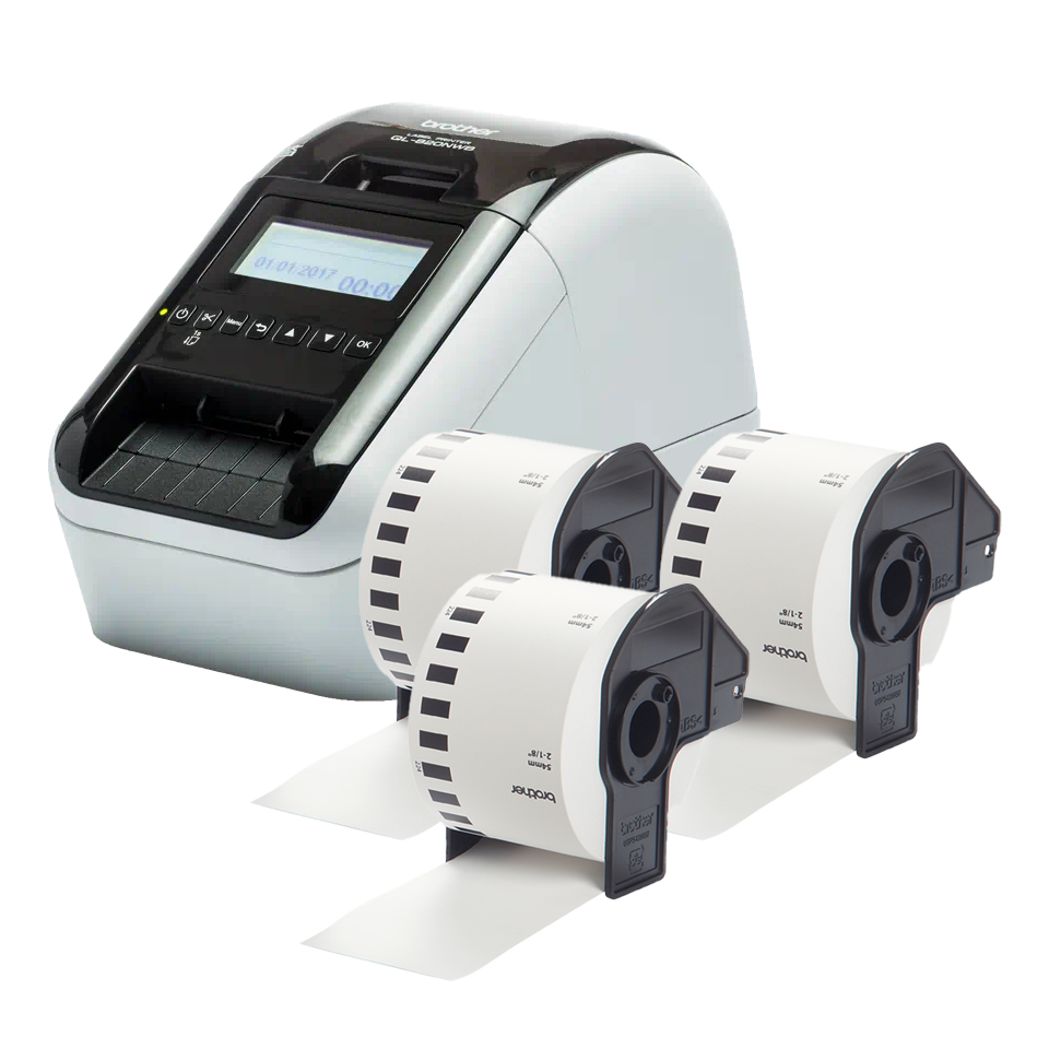 Brother - Impressora de Etiquetas Brother QL-820NWBC WiFi Bluetooth