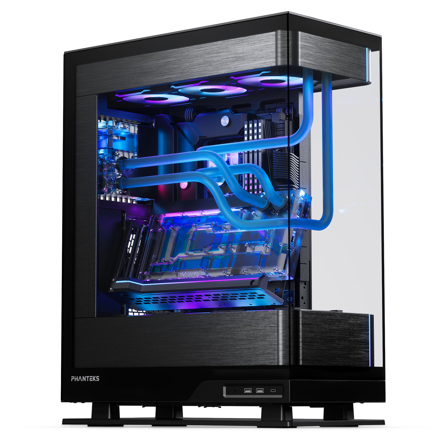 Phanteks - Reservatório Phanteks Glacier EZ-Fit 120RES-DDC ARGB Preto