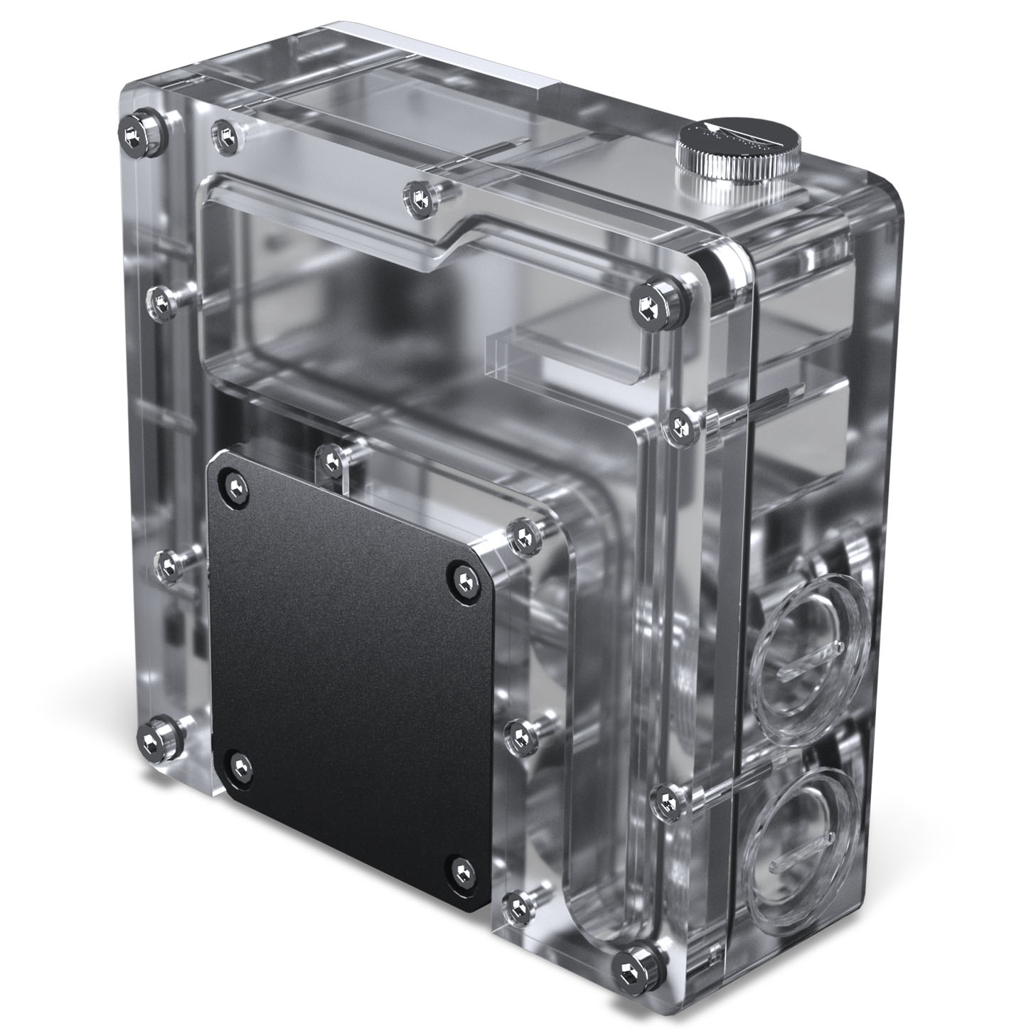 Phanteks - Reservatório Phanteks Glacier EZ-Fit 120RES-DDC ARGB Branco