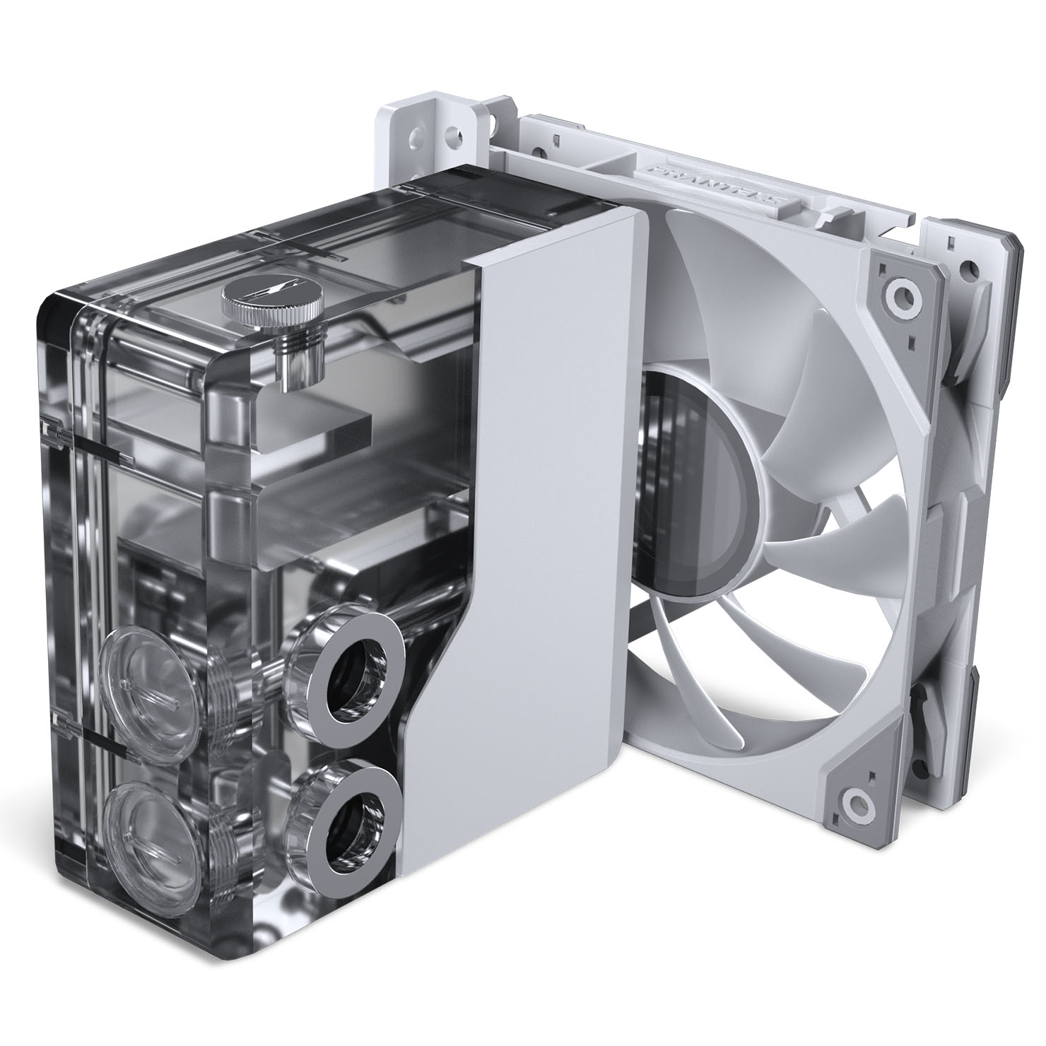 Phanteks - Reservatório Phanteks Glacier EZ-Fit 120RES-DDC ARGB Branco