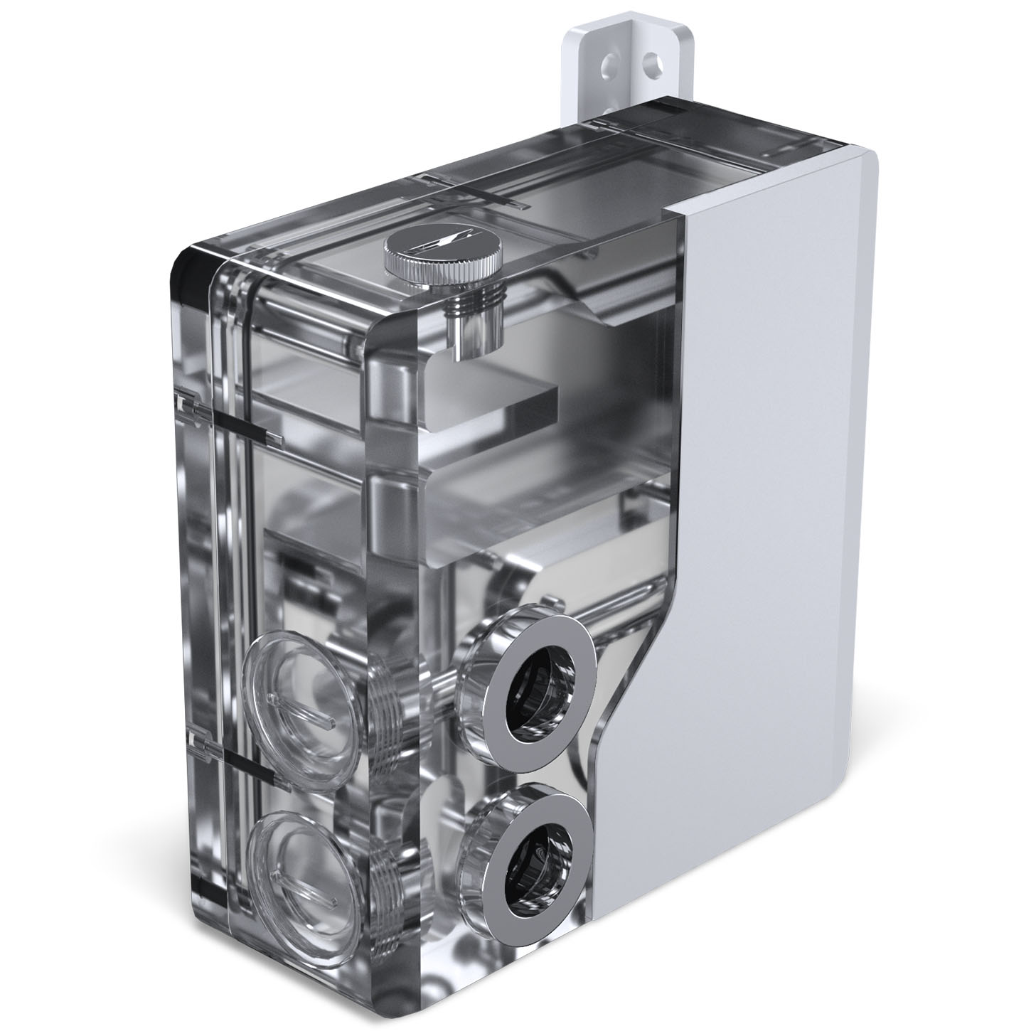 Phanteks - Reservatório Phanteks Glacier EZ-Fit 120RES-DDC ARGB Branco