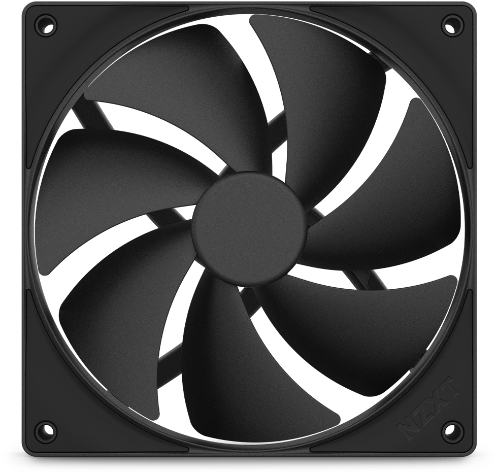 Picture of Picture of Ventoinha NZXT F140P STATIC PRESSURE V2 140mm - Single Pack Pretas