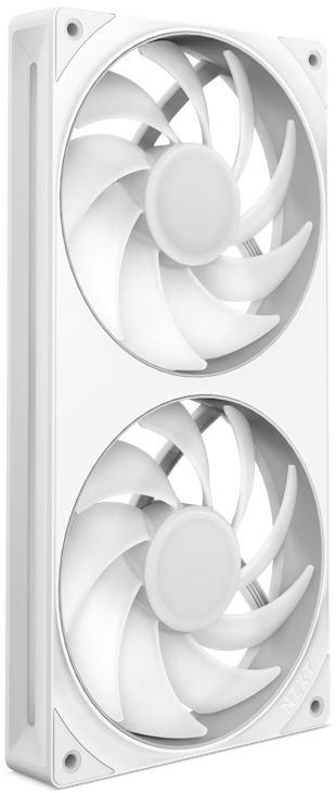 NZXT - Ventoinha NZXT F240 RGB Core Single-Frame Brancas - Dupla Ventoínha 120mm (240mm)