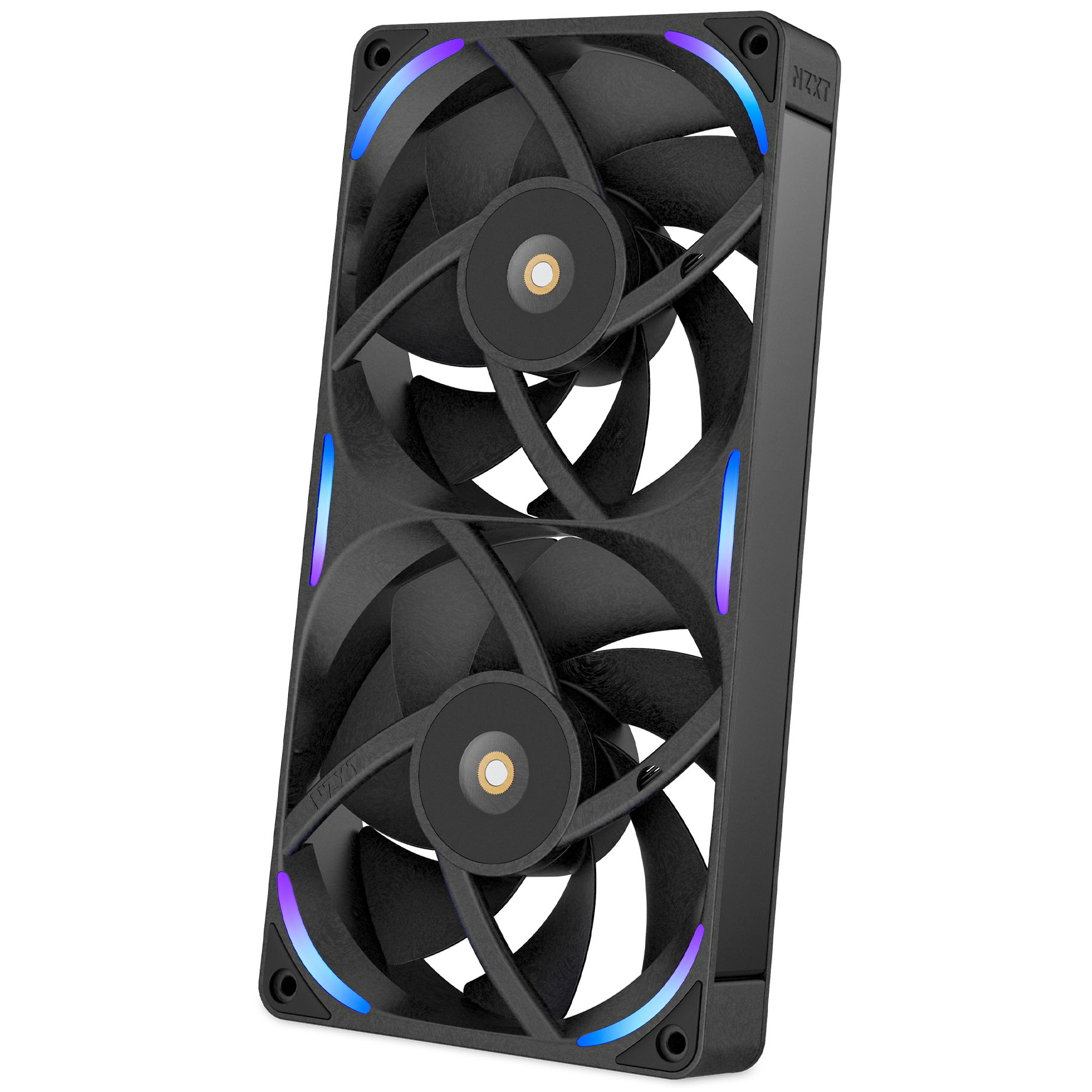 NZXT - Ventoinha NZXT F240X Perfomance RGB Single-Frame Pretas - Dupla Ventoínha 120mm (240mm)