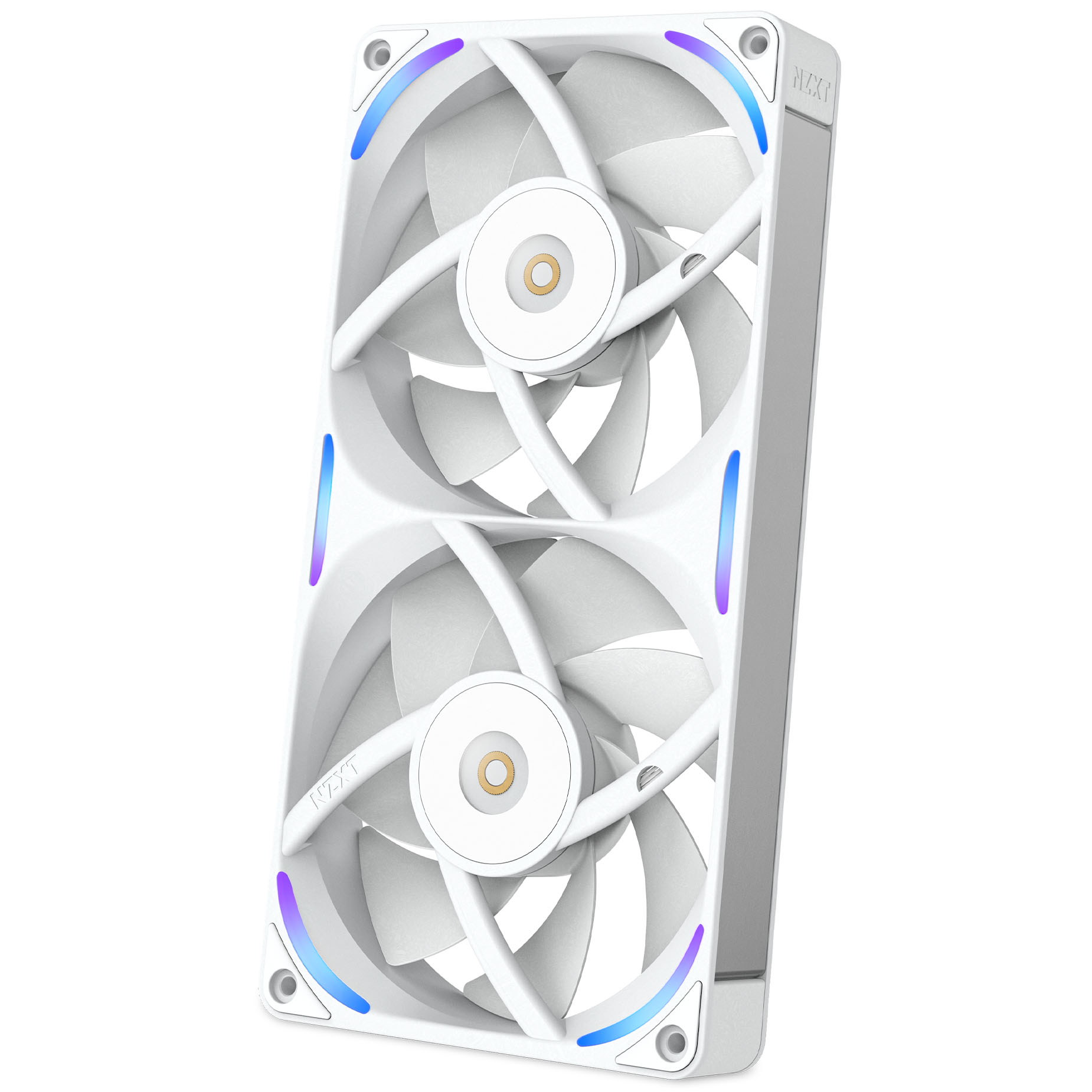 NZXT - Ventoinha NZXT F240X Perfomance RGB Single-Frame Brancas - Dupla Ventoínha 120mm (240mm)