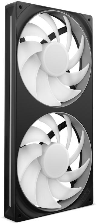 NZXT - Ventoinha NZXT F280 RGB Core Single-Frame Pretas - Dupla Ventoínha 140mm (280mm)