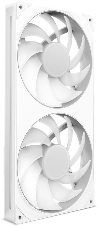 NZXT - Ventoinha NZXT F280 RGB Core Single-Frame Brancas - Dupla Ventoínha 140mm (280mm)