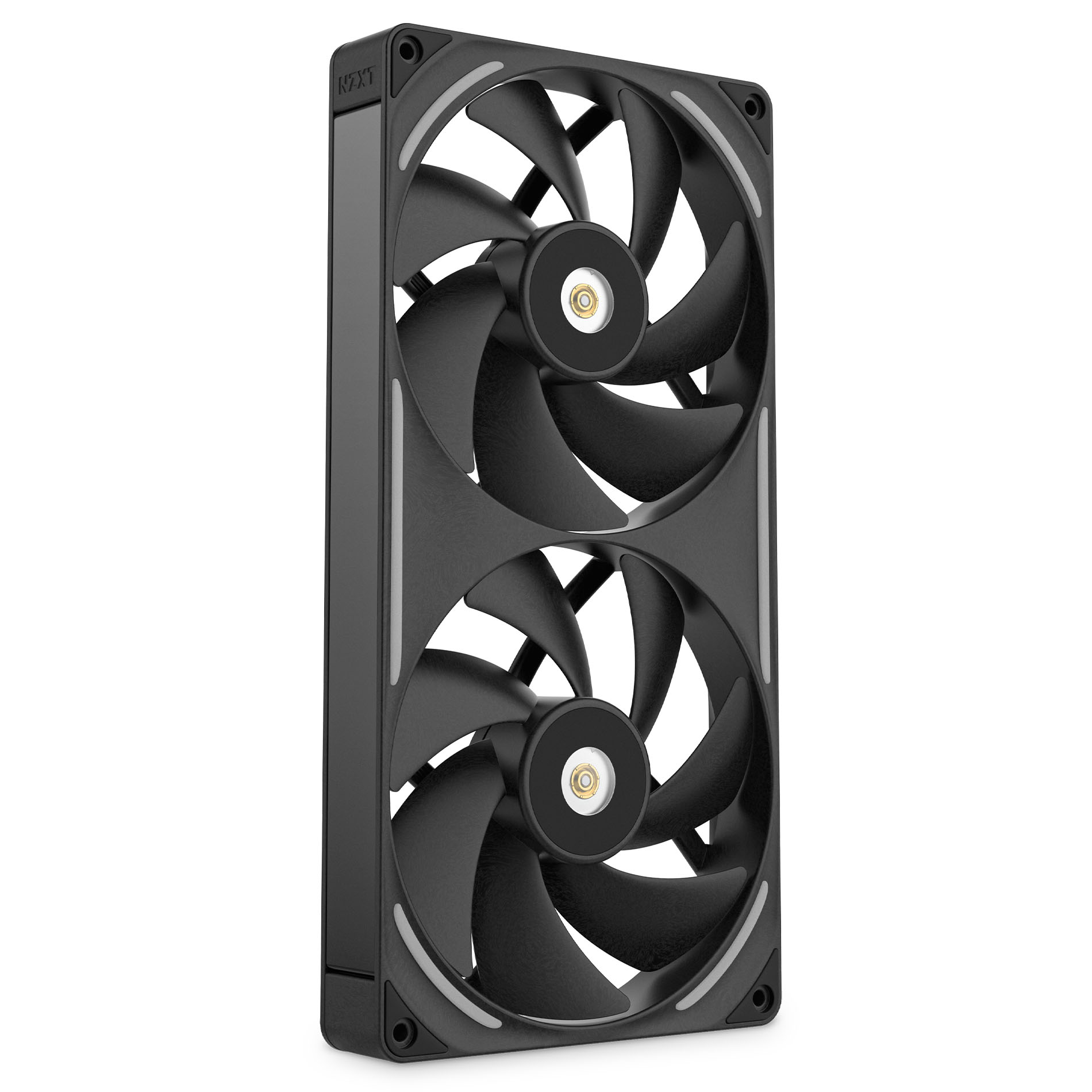 NZXT - Ventoinha NZXT F280X Perfomance RGB Single-Frame Pretas - Dupla Ventoínha 140mm (280mm)
