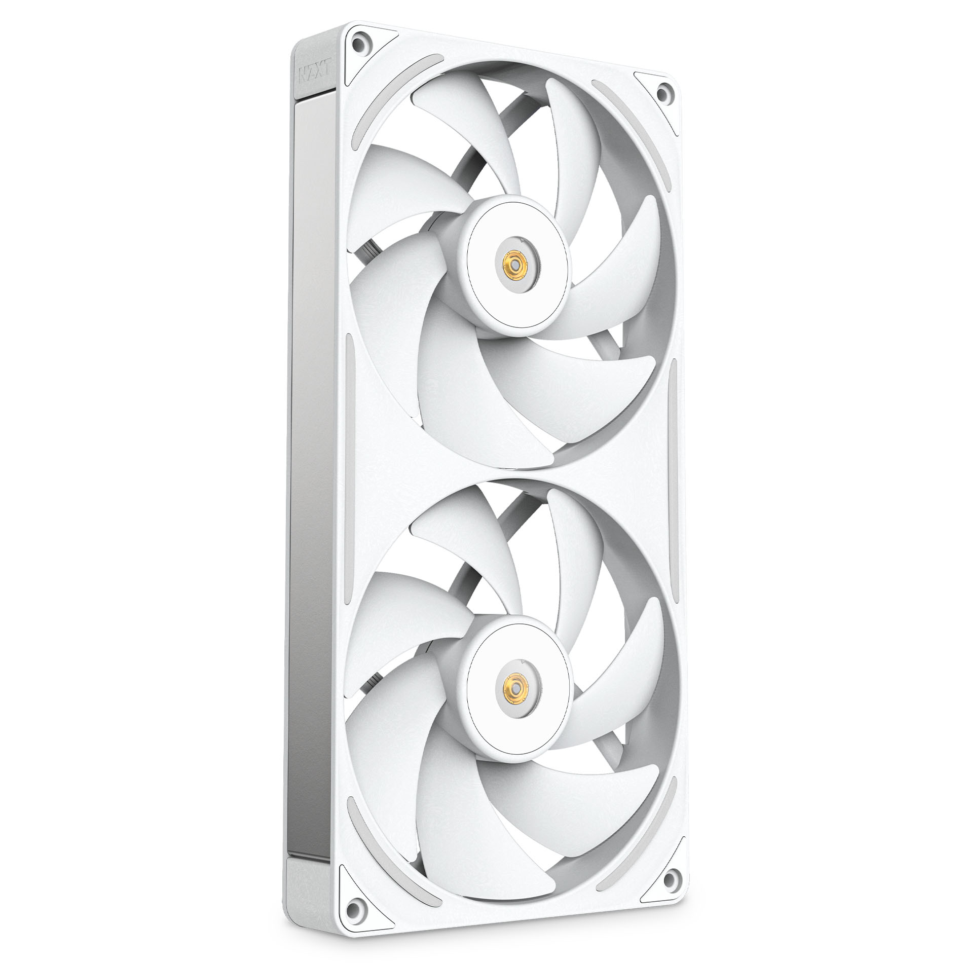 NZXT - Ventoinha NZXT F280X Perfomance RGB Single-Frame Brancas - Dupla Ventoínha 140mm (280mm)