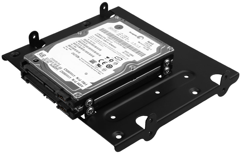 AXAGON - Suporte para baia 5.25" AXAGON RHD-435 para 4x 2.5"SSD/HDD /2x 2.5"SSD/HDD + 1x 3.5" HDD