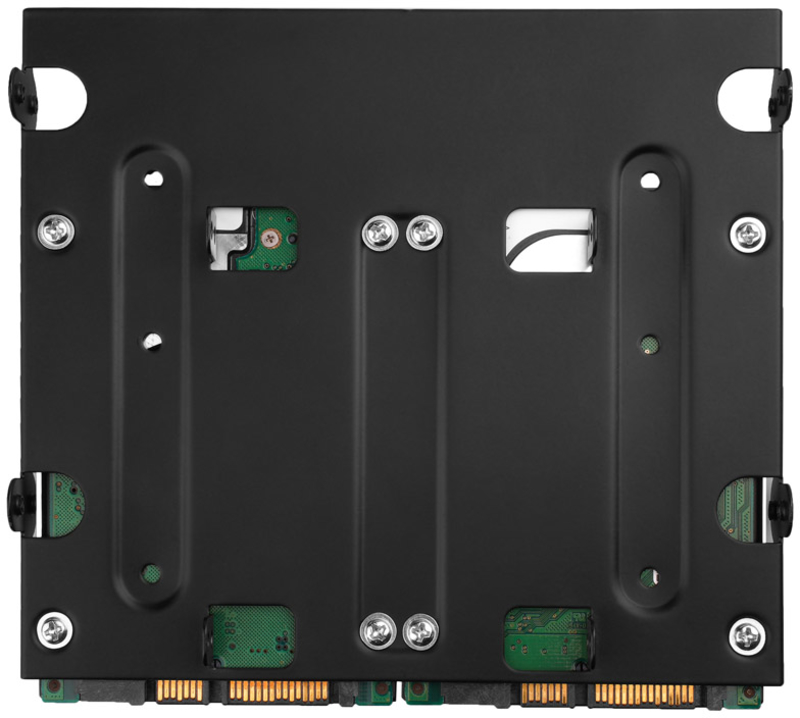 AXAGON - Suporte para baia 5.25" AXAGON RHD-435 para 4x 2.5"SSD/HDD /2x 2.5"SSD/HDD + 1x 3.5" HDD