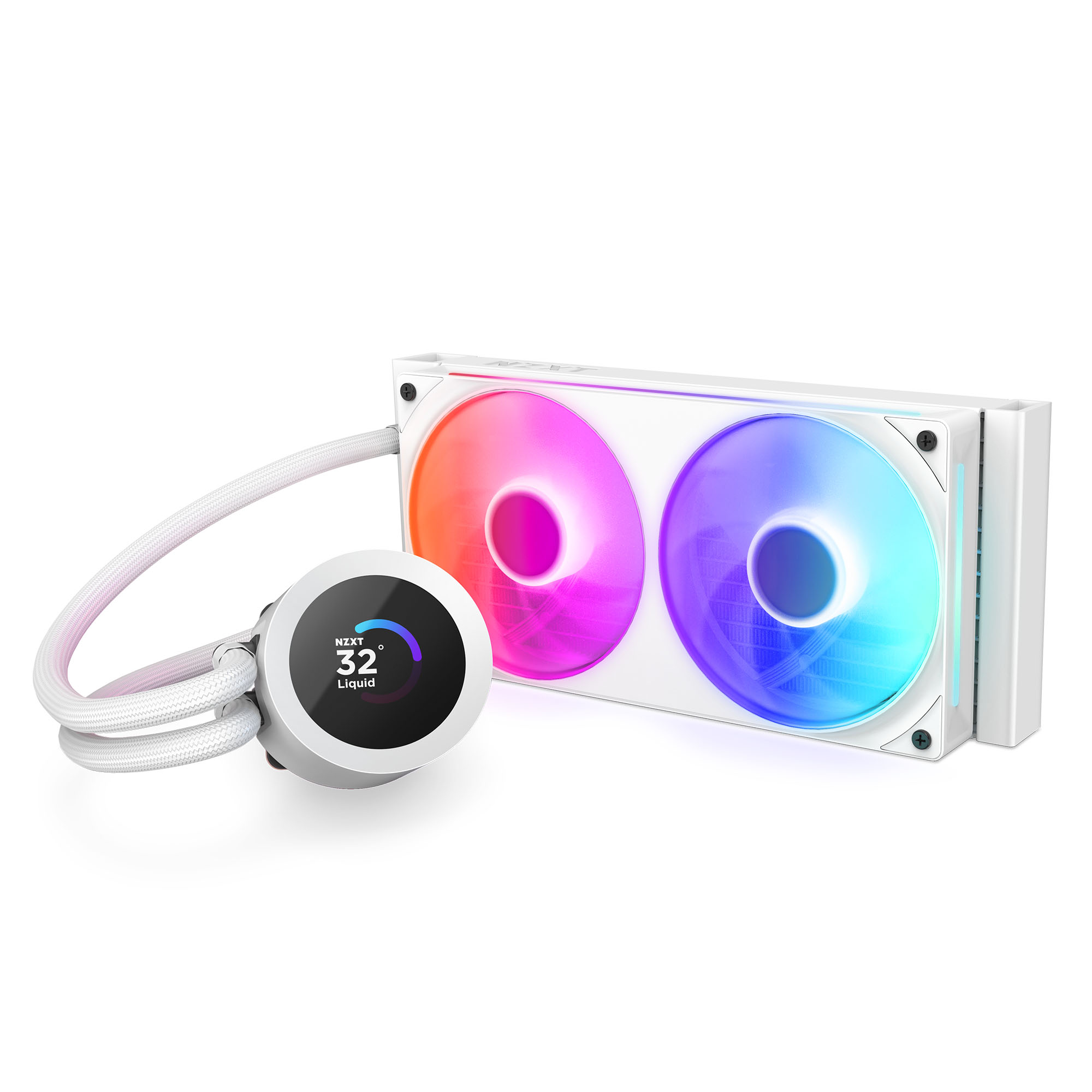 NZXT - Water Cooler CPU NZXT Kraken 240 V2 RGB Branco