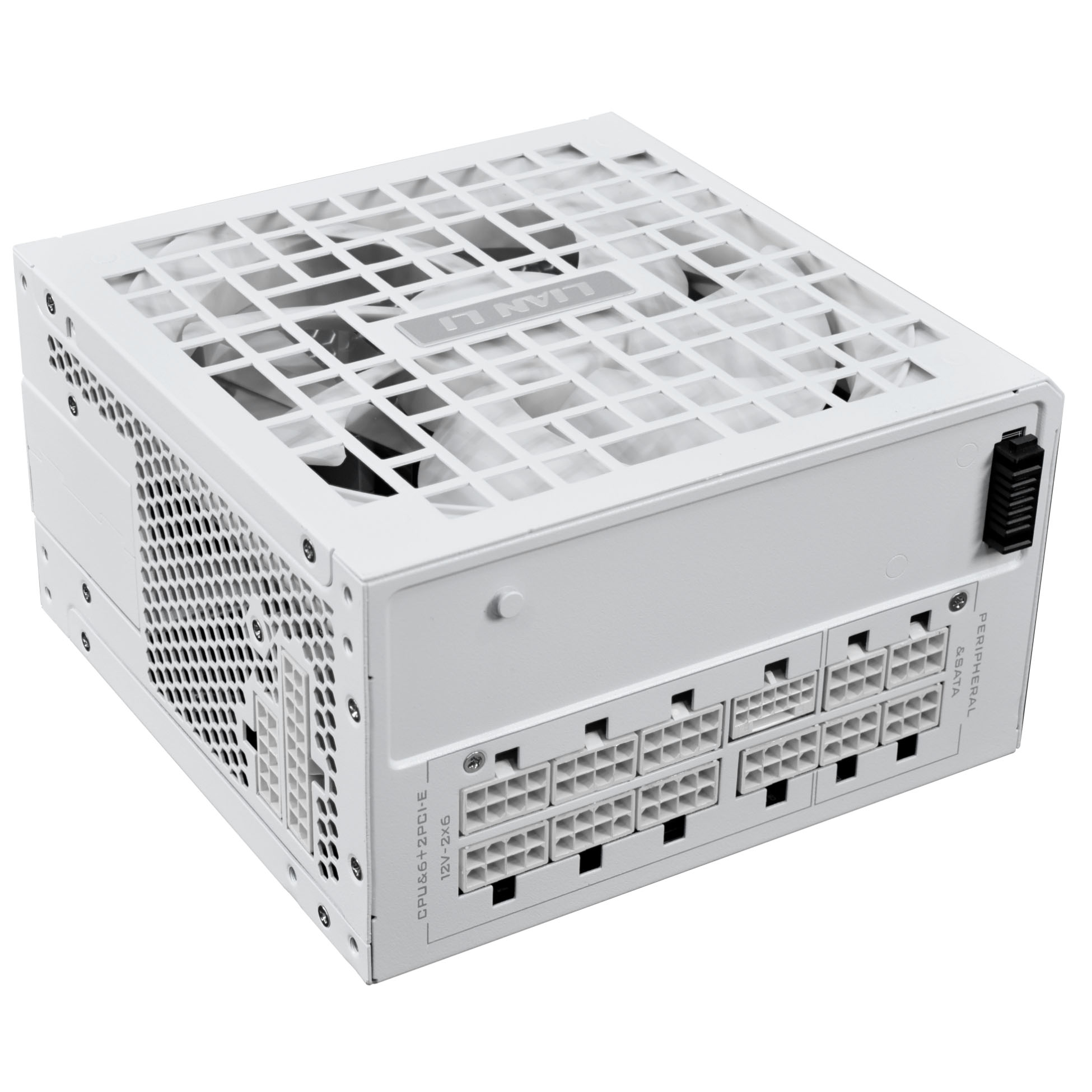 Lian Li - Fonte Modular Lian Li RS 1000W 80+ Gold Branco (S/Hub)