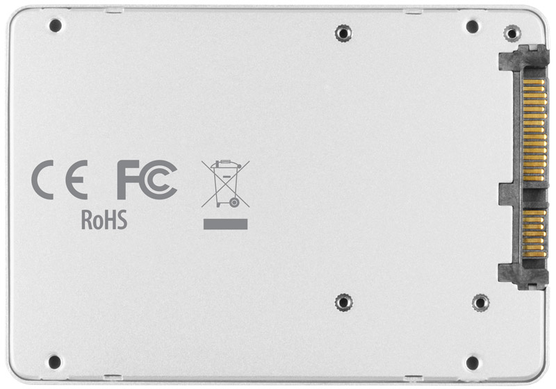 AXAGON - Caixa Interna AXAGON RSS-M2SD SATA 2.5" para NGFF M.2 SSD, Aluminio Silver