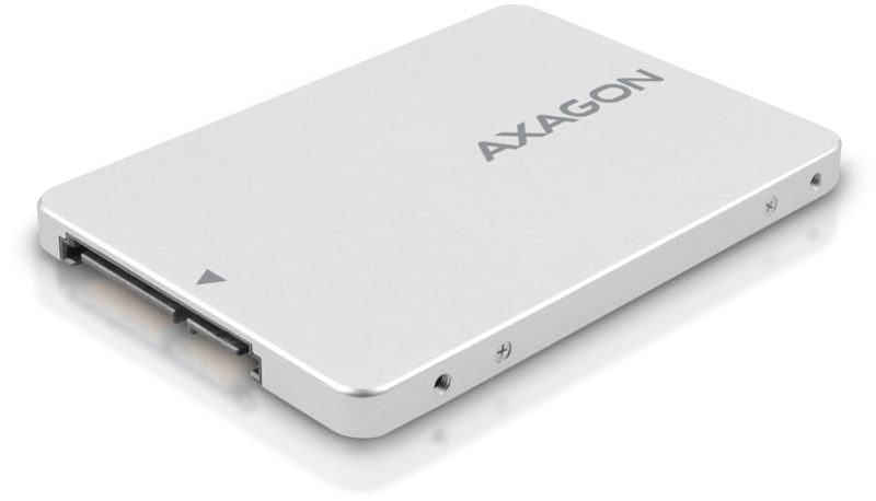 AXAGON - Caixa Interna AXAGON RSS-M2SD SATA 2.5" para NGFF M.2 SSD, Aluminio Silver