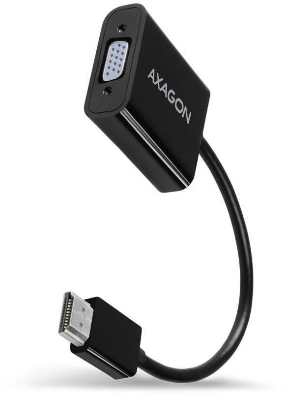 AXAGON - Adaptador AXAGON RVH-VGAN, HDMI para VGA, Full HD, Audio OUT