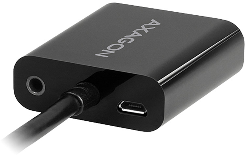 AXAGON - Adaptador AXAGON RVH-VGAN, HDMI para VGA, Full HD, Audio OUT