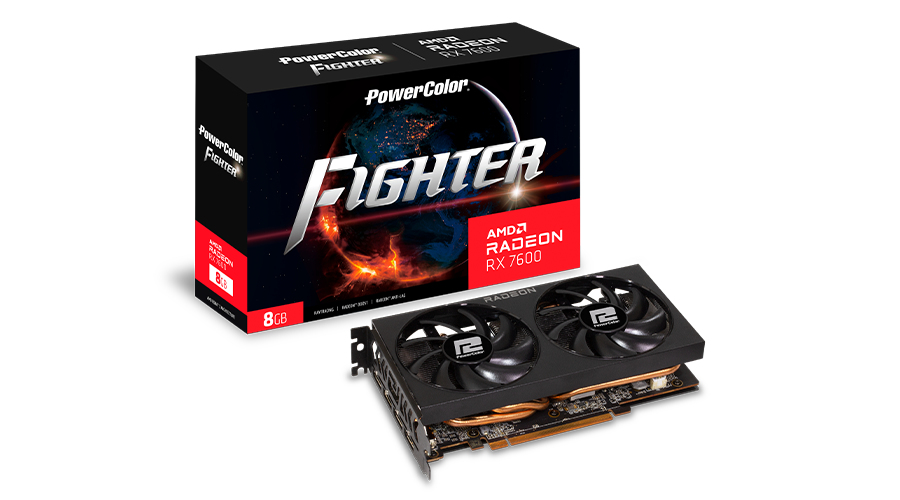 PowerColor - Gráfica PowerColor Radeon RX 7600 Fighter 8GB GDDR6