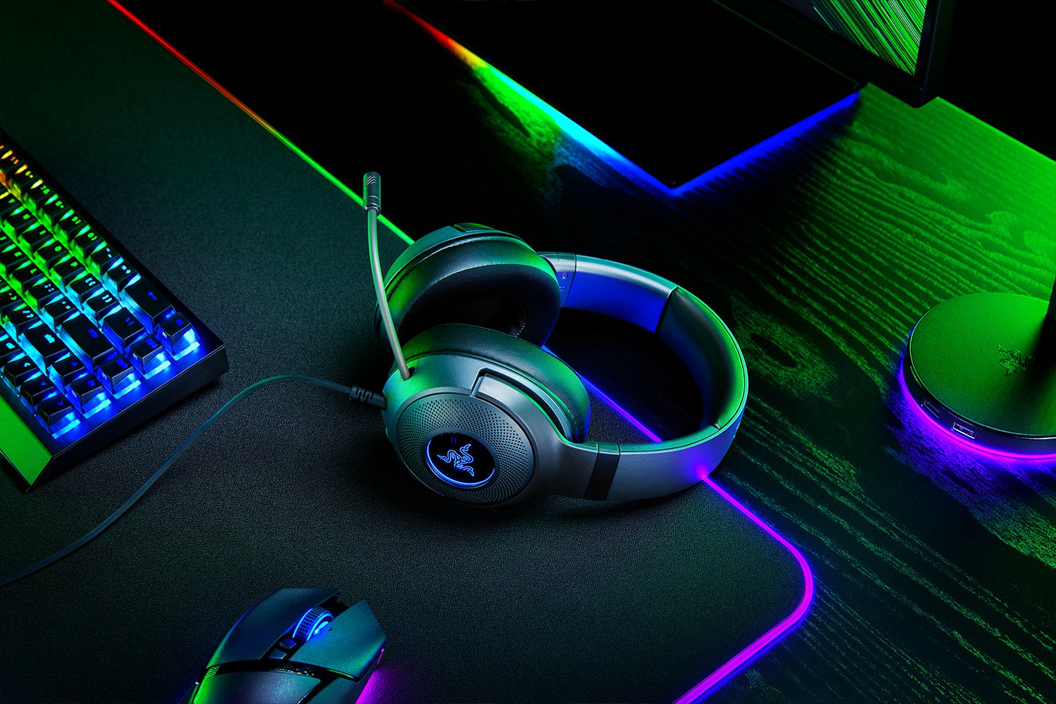 Razer - Headset Razer Kraken V3 X 7.1 Preto