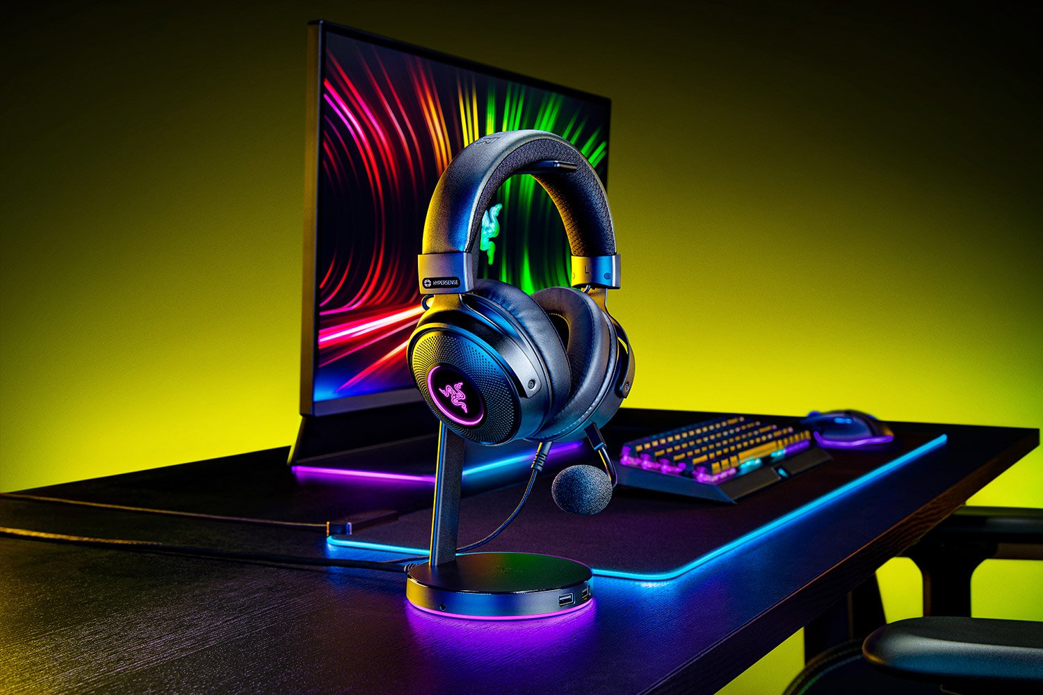 Razer - Headset Razer Kraken V3 HyperSense 7.1