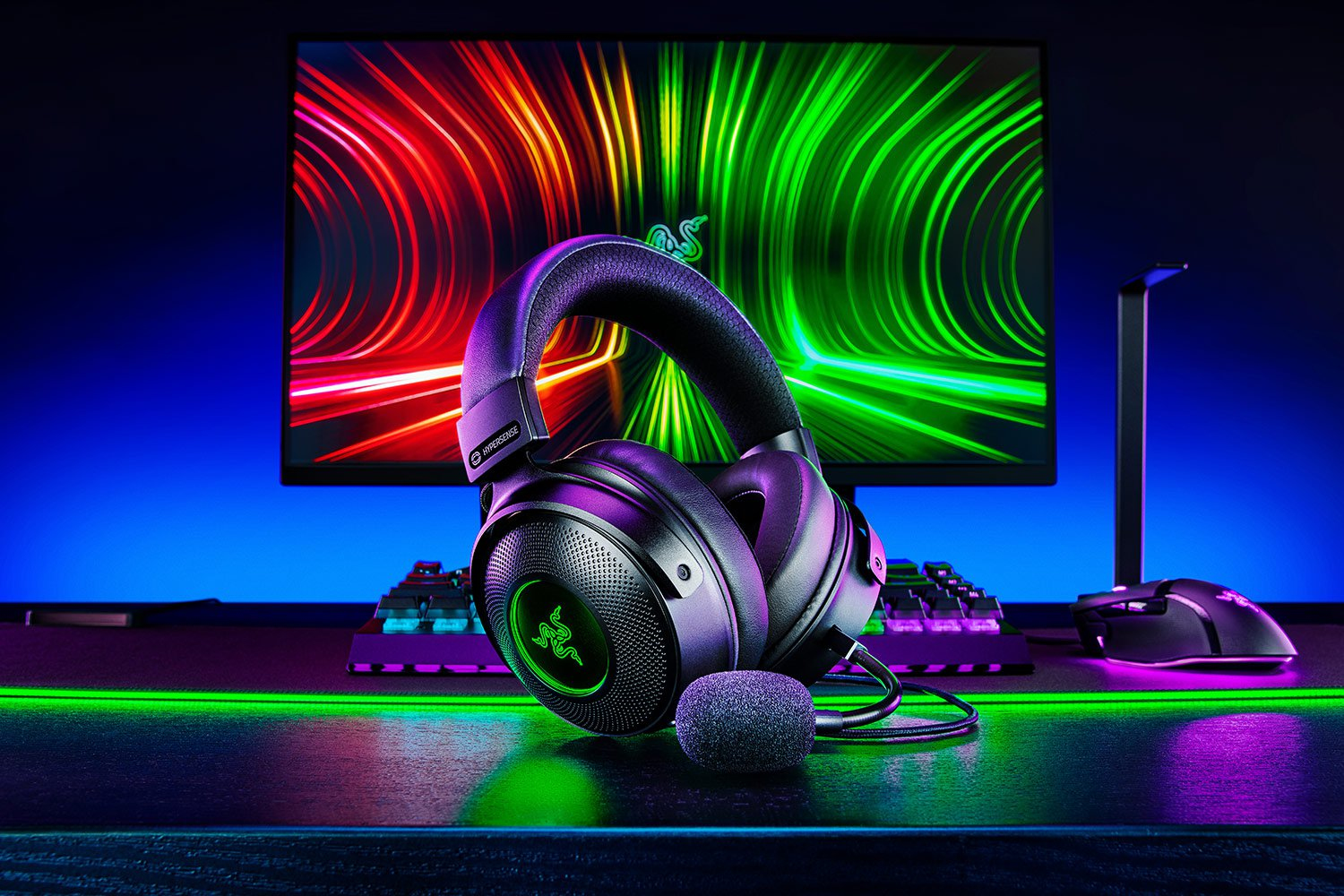 Razer - Headset Razer Kraken V3 HyperSense 7.1