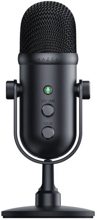 Razer - Microfone Razer Seiren V2 Pro Preto