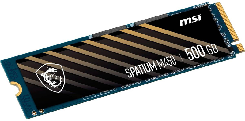 MSI - SSD MSI SPATIUM M450 500GB Gen4 M.2 NVMe (3600/2300MB/s)