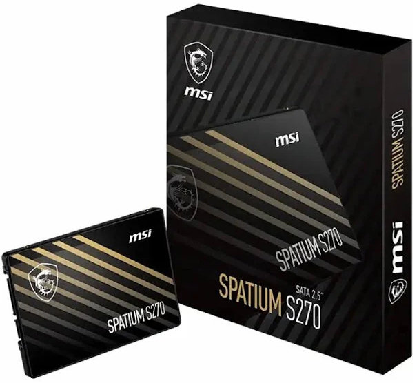 MSI - SSD MSI SPATIUM S270 240GB SATA III (500/400MB/s)