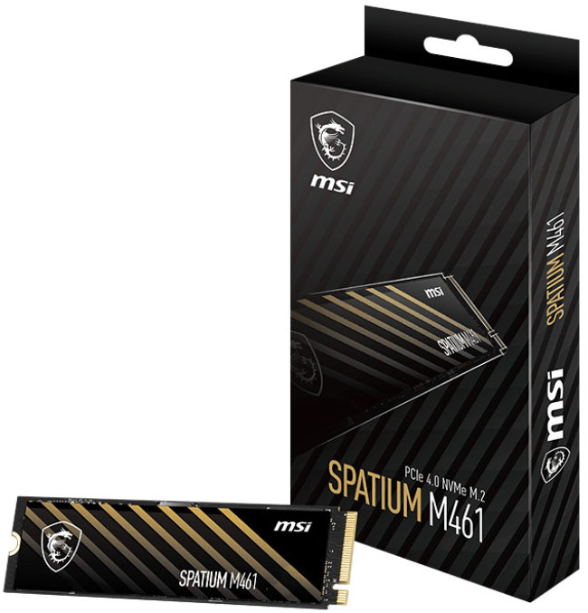 Picture of Picture of SSD MSI SPATIUM M461 2TB Gen4 M.2 NVMe (5000/4200MB/s)