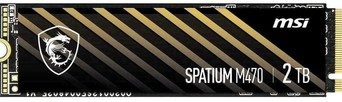 Picture of Picture of SSD MSI SPATIUM M470 PRO 2TB Gen4 M.2 NVMe (6000/5000MB/s)
