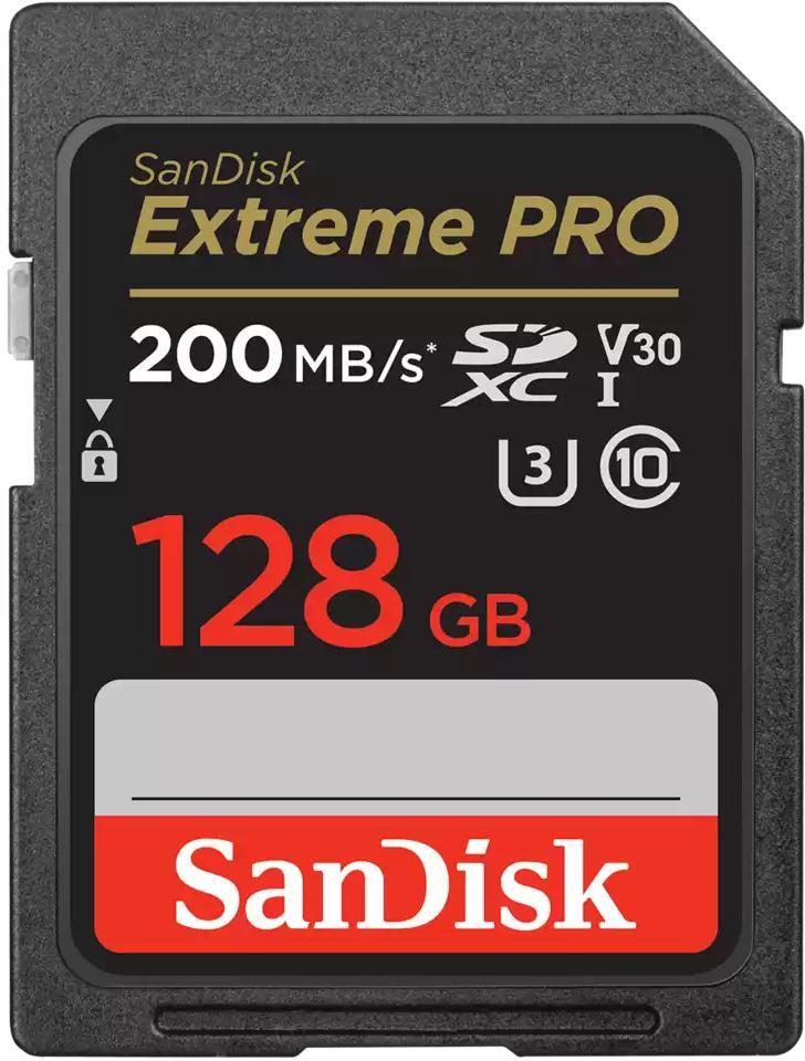 Picture of Picture of Cartão SanDisk Extreme Pro SDXC UHS-I C10 U3 V30 128GB