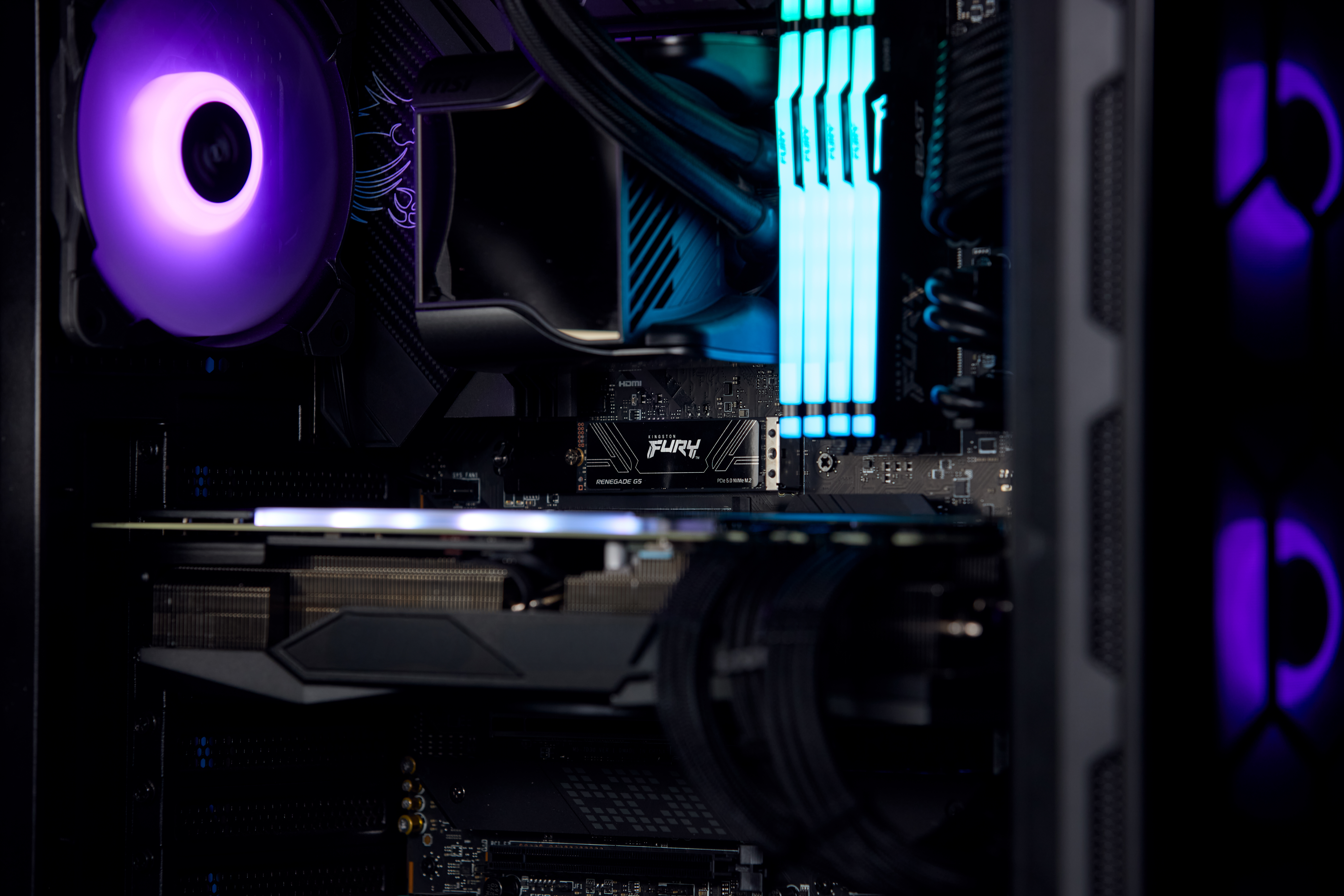 Kingston - SSD Kingston Fury Renegade G5 1TB Gen5 M.2 NVMe 2280 (14200/11000MB/s)