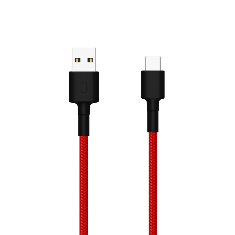 Picture of Picture of Cabo Xiaomi Mi Braided USB 3.0 a USB Tipo C Vermelho 1M