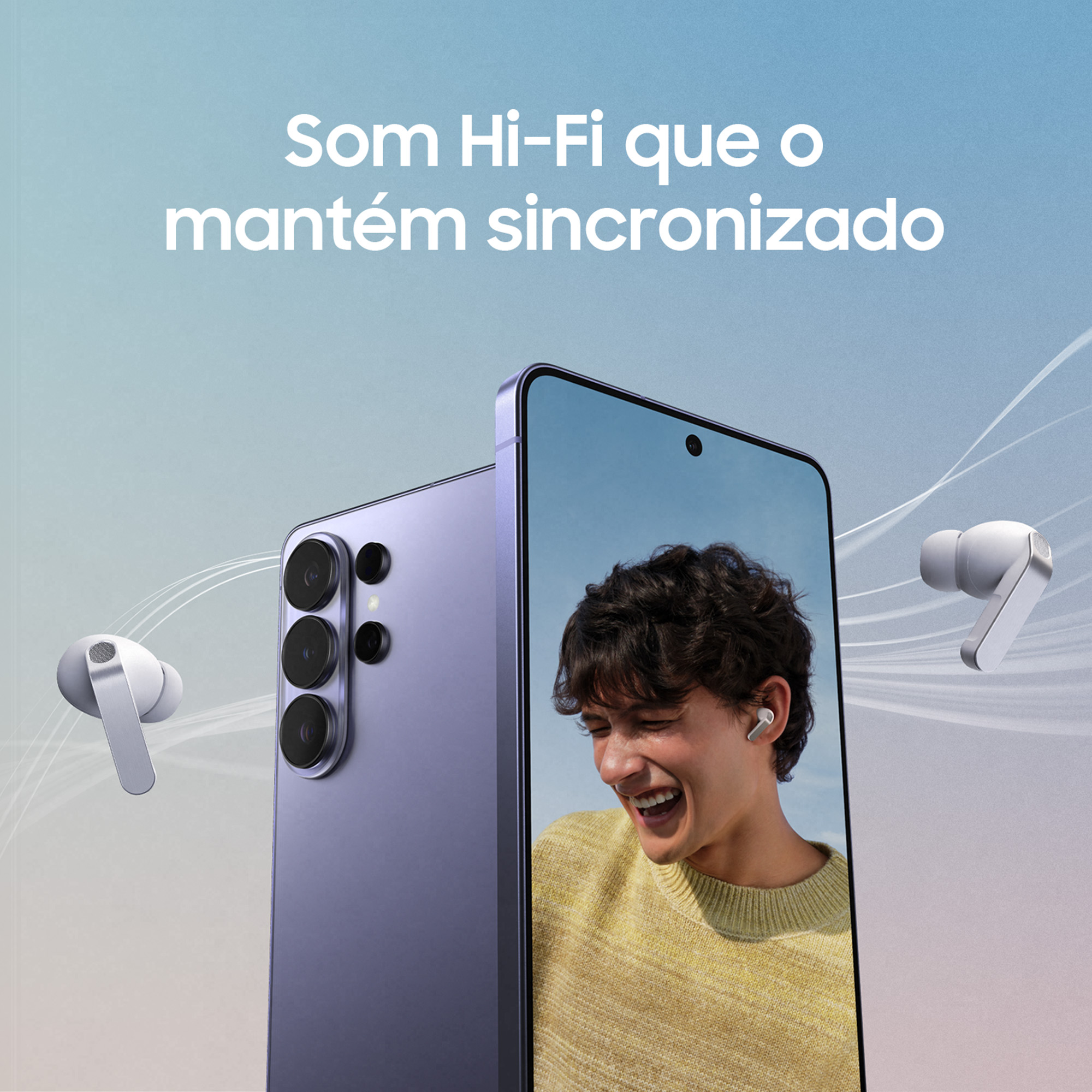 Samsung - Earbuds Samsung Galaxy Buds 4 Pro Bluetooth Branco