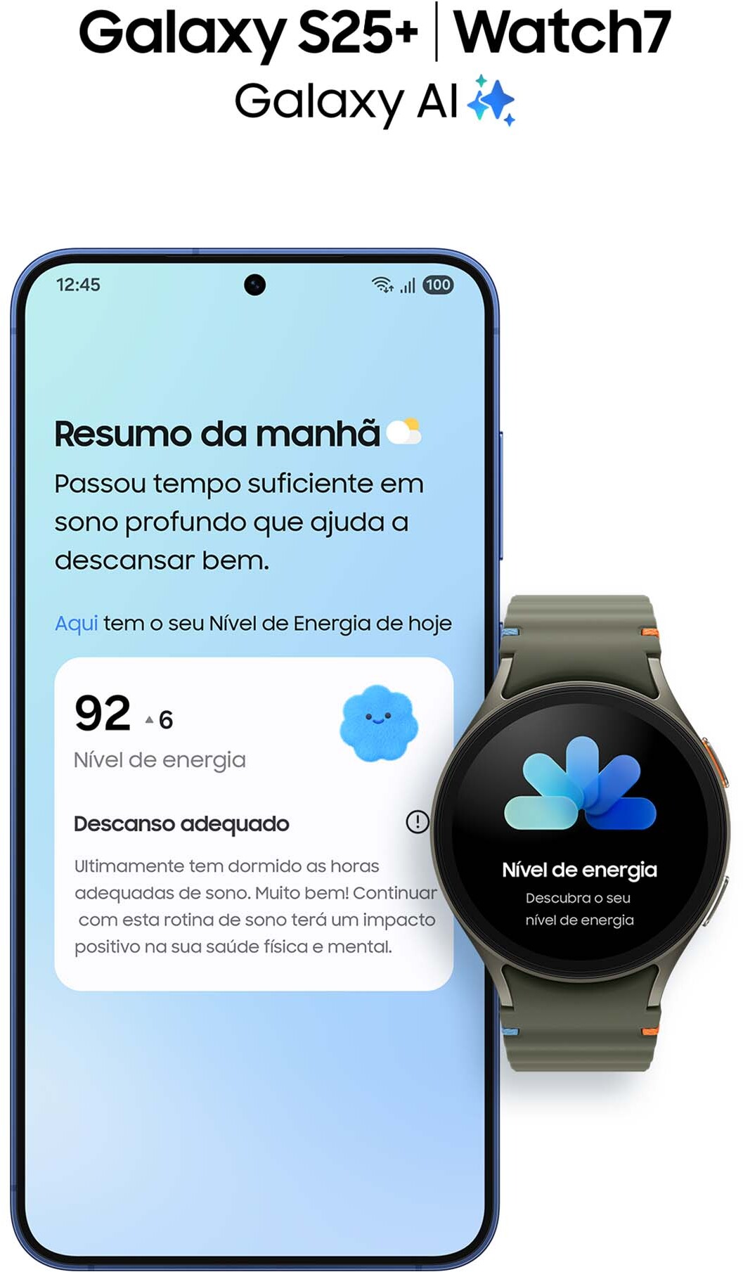 Samsung - Smartphone Samsung Galaxy S25+  6.7" (12 / 512GB) 120Hz Azul Marinho