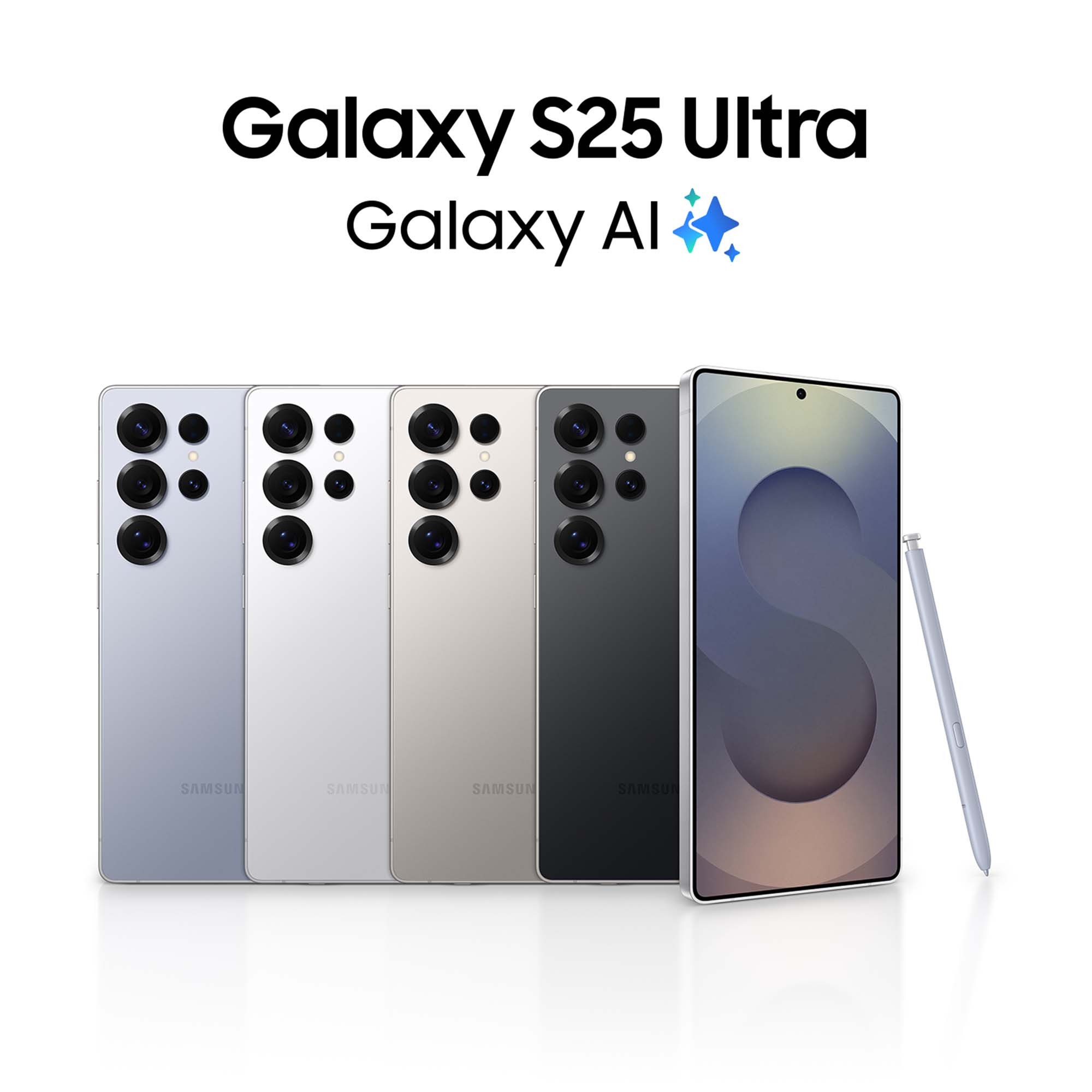 Samsung - Smartphone Samsung Galaxy S25 Ultra  6.9" (12 / 256GB) 120Hz Branco Prateado Titânio