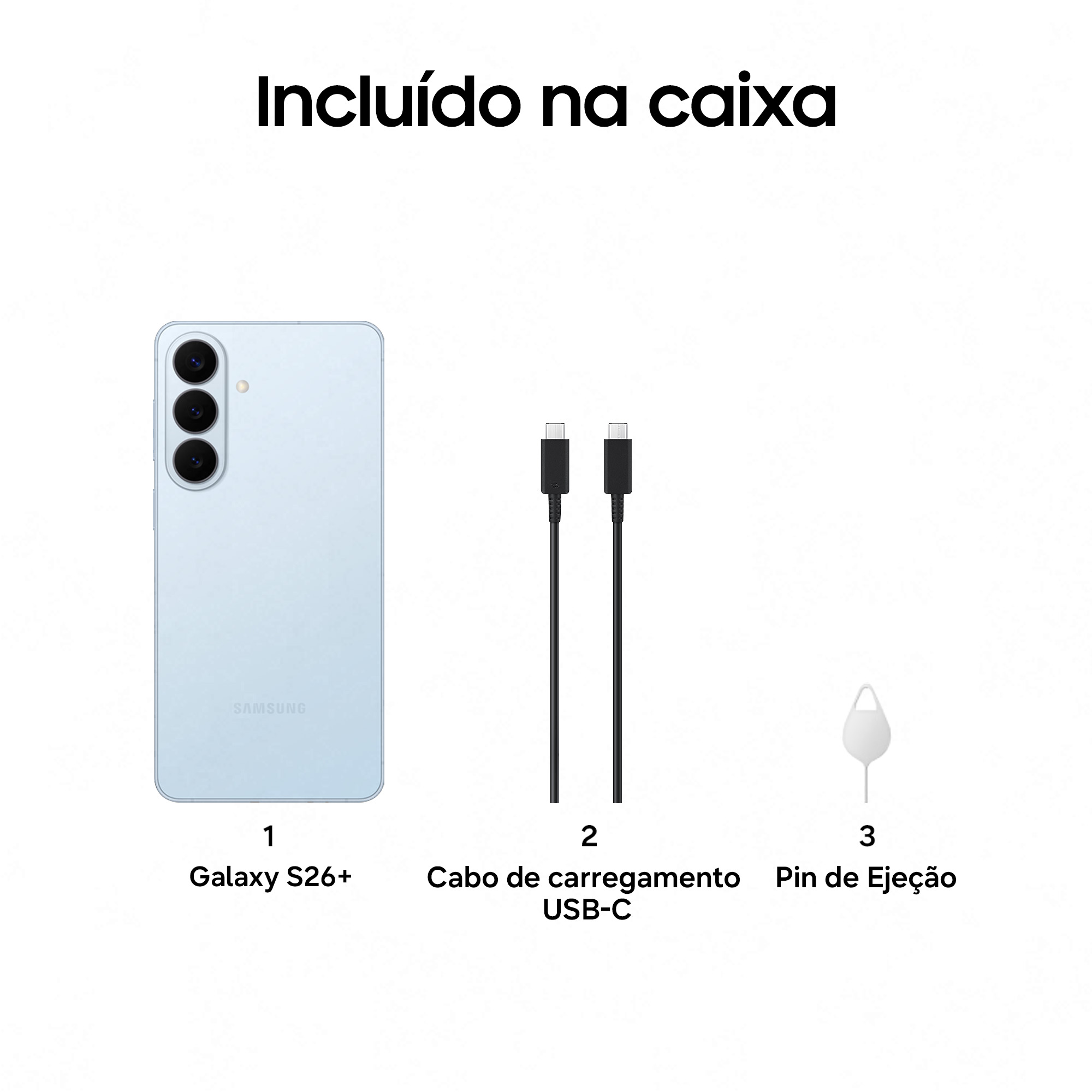 Samsung - Smartphone Samsung Galaxy S26+ 6.7" (12 / 512GB) 120Hz Azul Claro