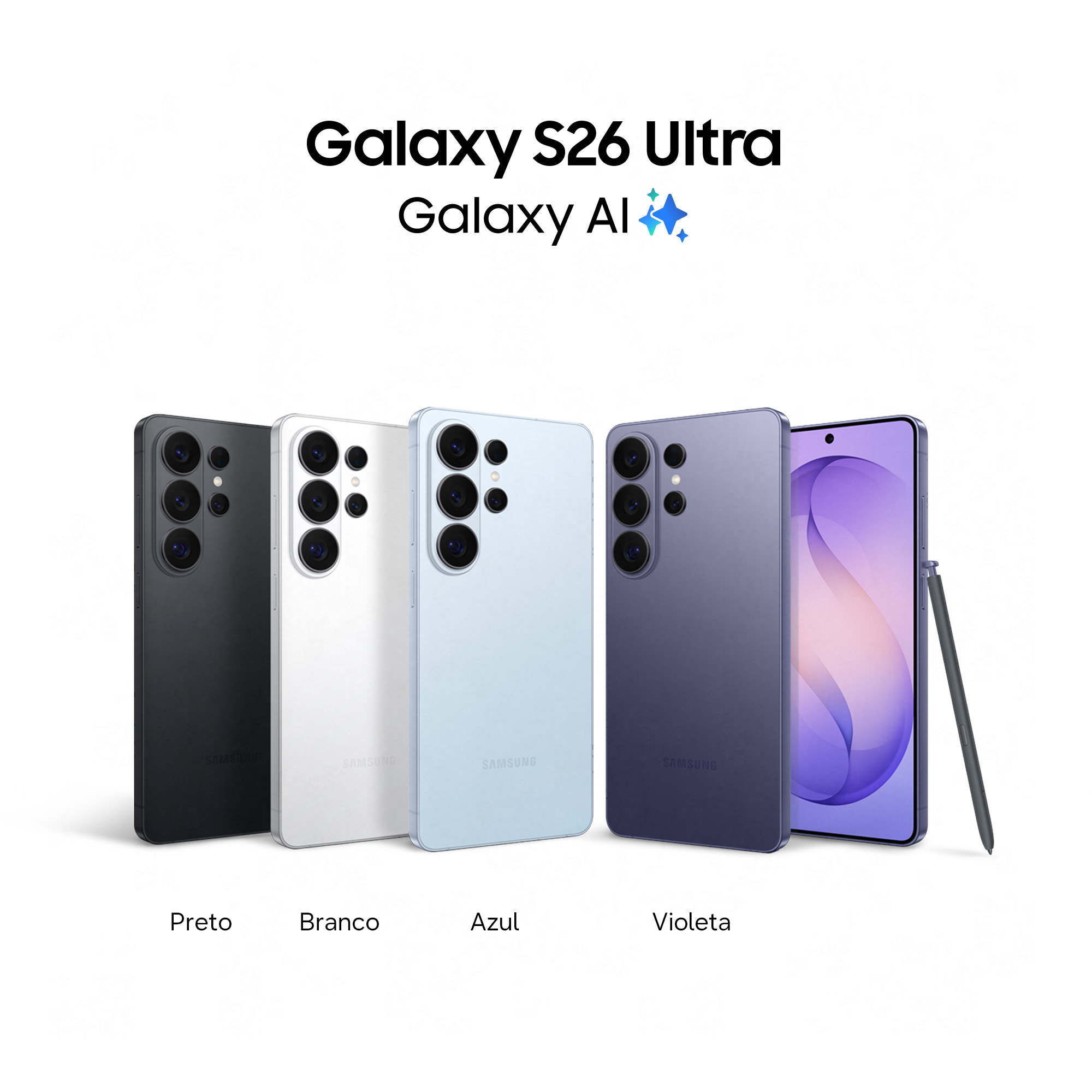 Samsung - Smartphone Samsung Galaxy S26 Ultra 6.9" (12 / 1TB) 120Hz Branco