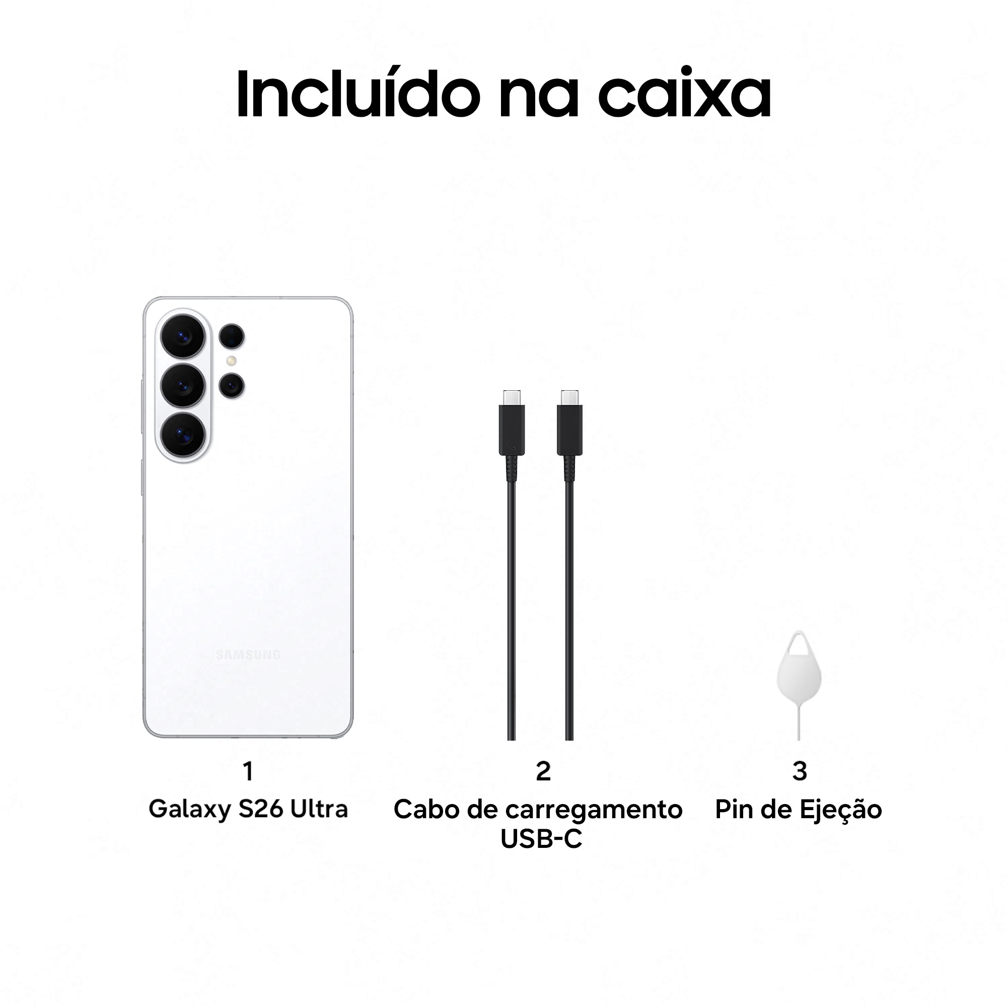 Samsung - Smartphone Samsung Galaxy S26 Ultra 6.9" (12 / 256GB) 120Hz Branco