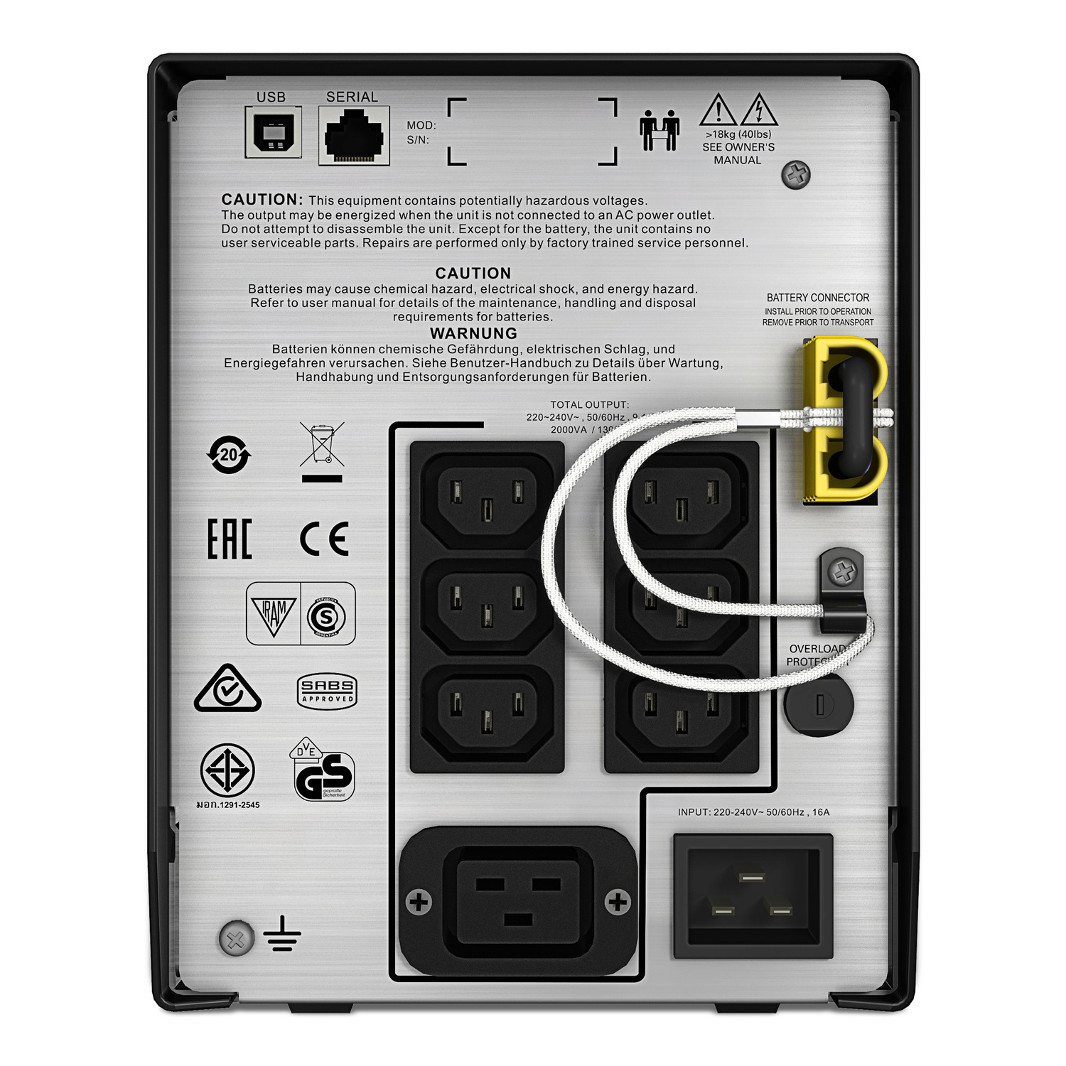 APC - UPS APC Smart-UPS C 2000VA LCD 230V