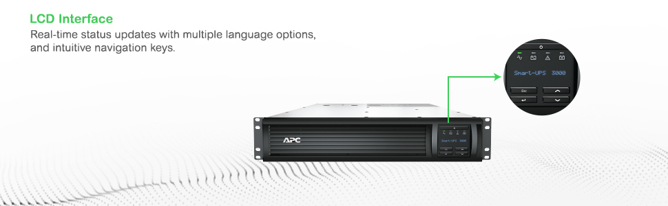 APC - UPS APC Smart-UPS 3000VA LCD RM 2U 230V com SmartConnect