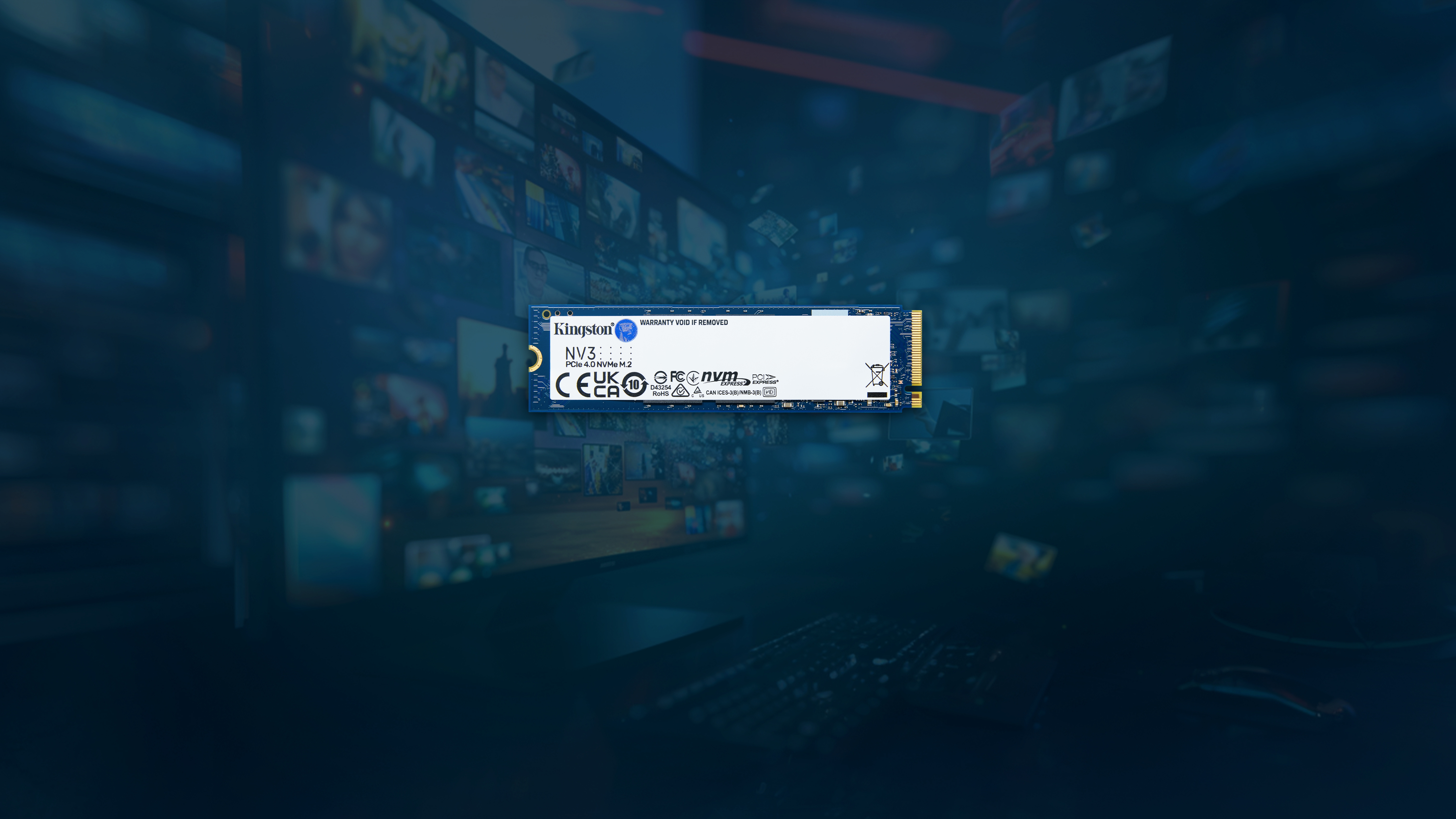 Picture of Picture of SSD Kingston NV3 500GB Gen4 M.2 NVMe 2280 (6000/2200MB/s)