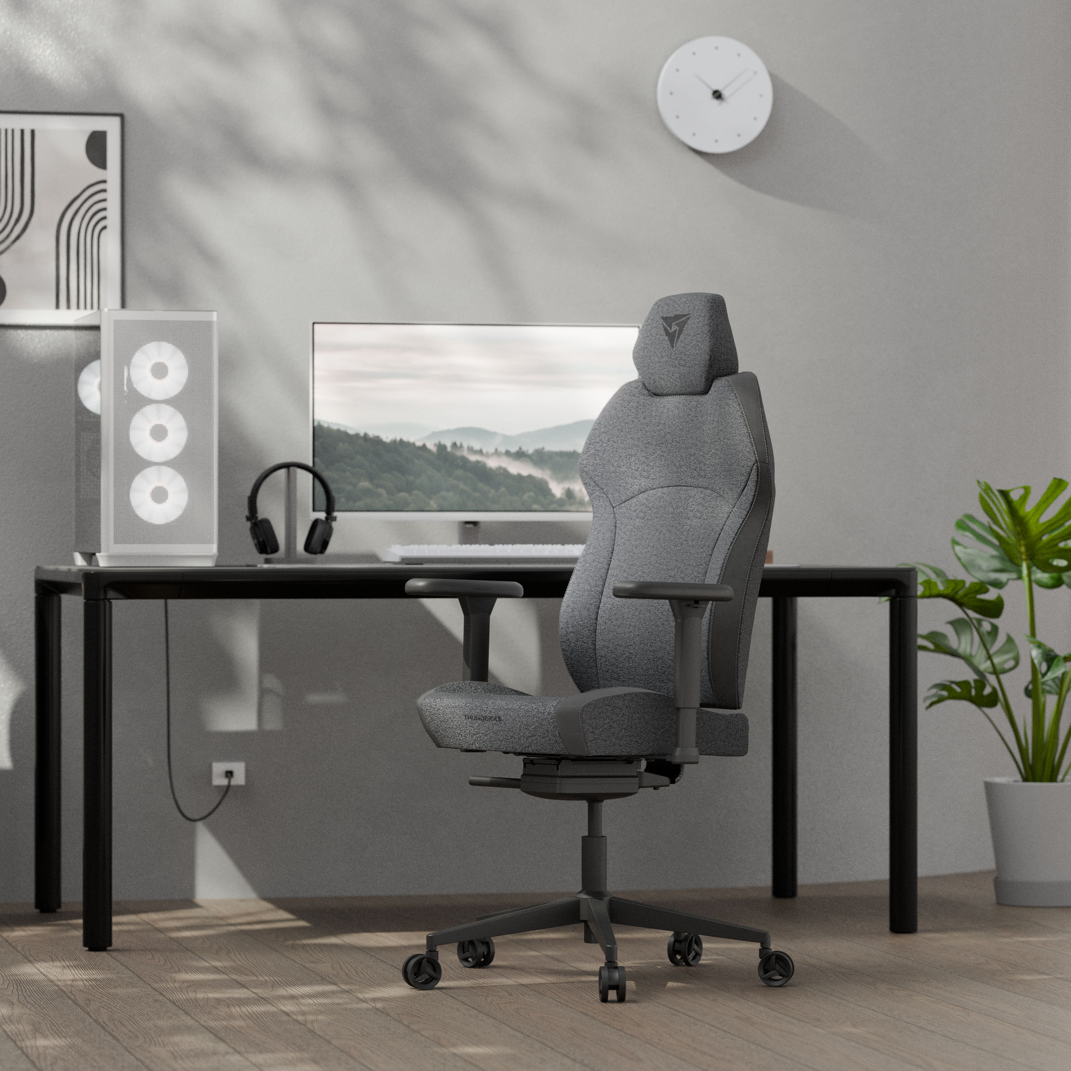 ThunderX3 - Cadeira Gaming Ergonomica ThunderX3 SOLO 360 - Loft Dark Grey