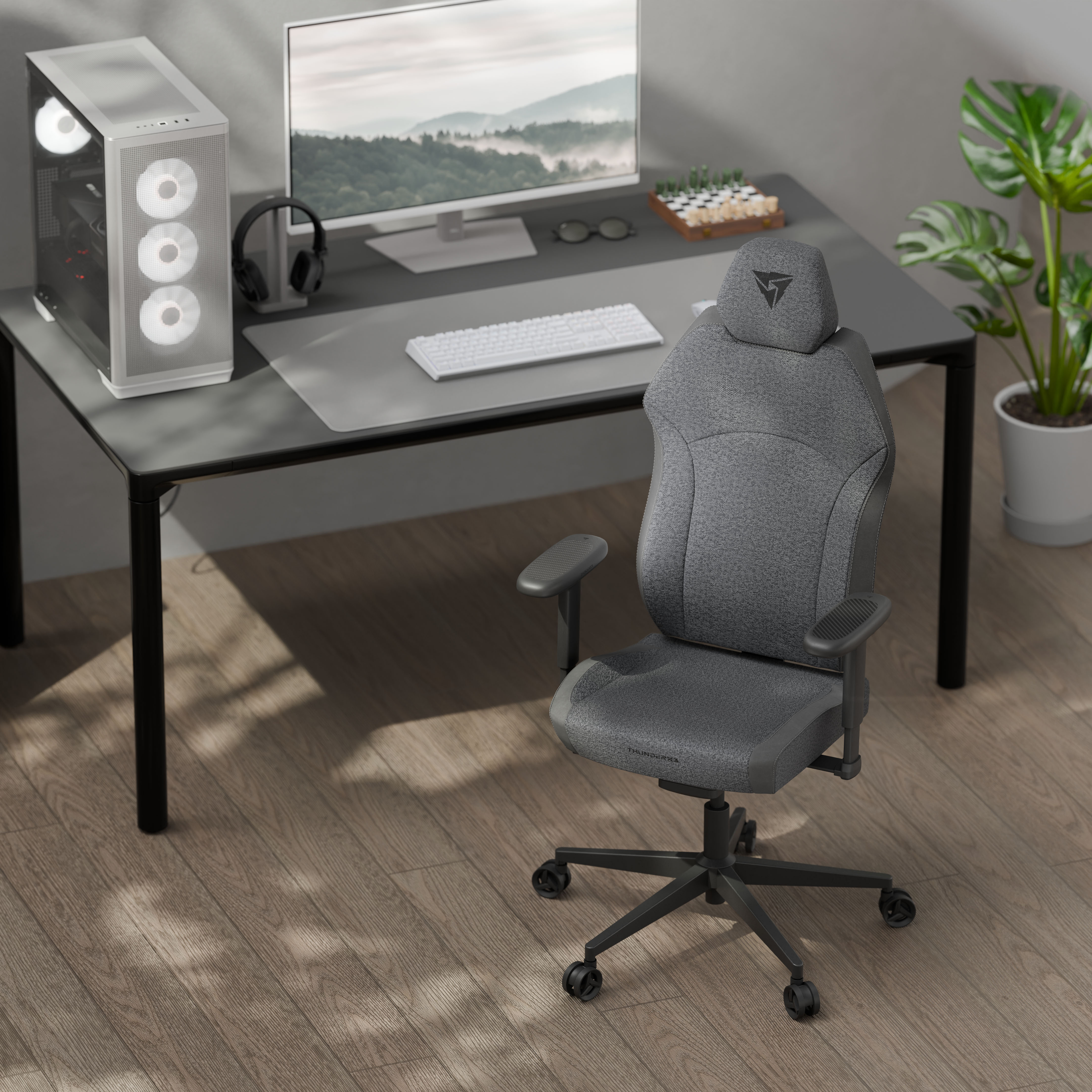 ThunderX3 - Cadeira Gaming Ergonomica ThunderX3 SOLO 360 - Loft Dark Grey