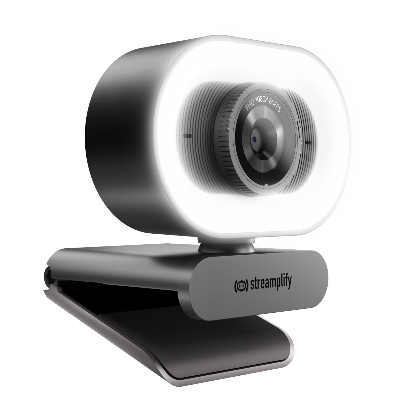 Picture of Picture of Webcam Streamplify CAM Plus FullHD 60fps with Ring Light - Preto