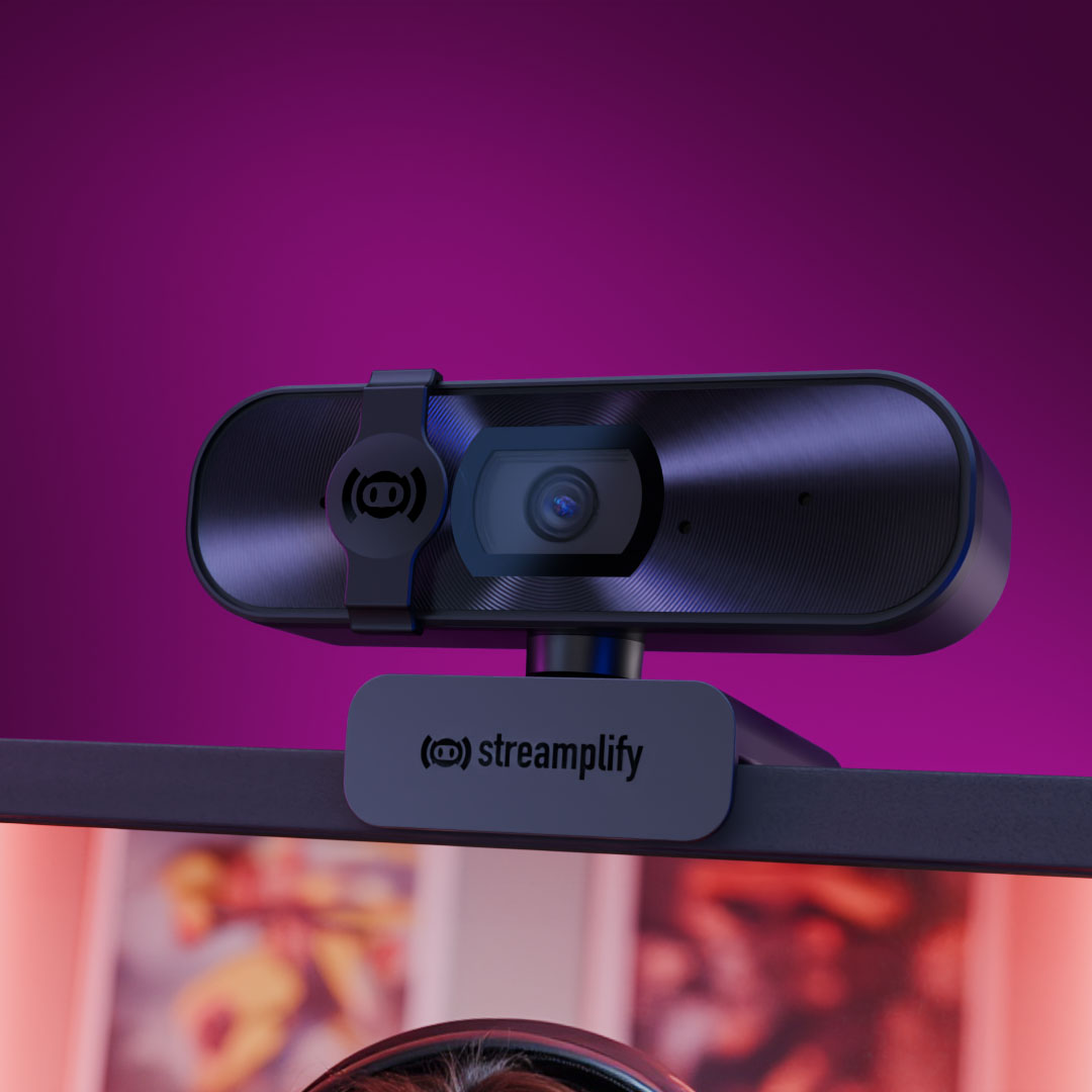 Streamplify - Webcam Streamplify CAM Mini FullHD 60fps - Preto