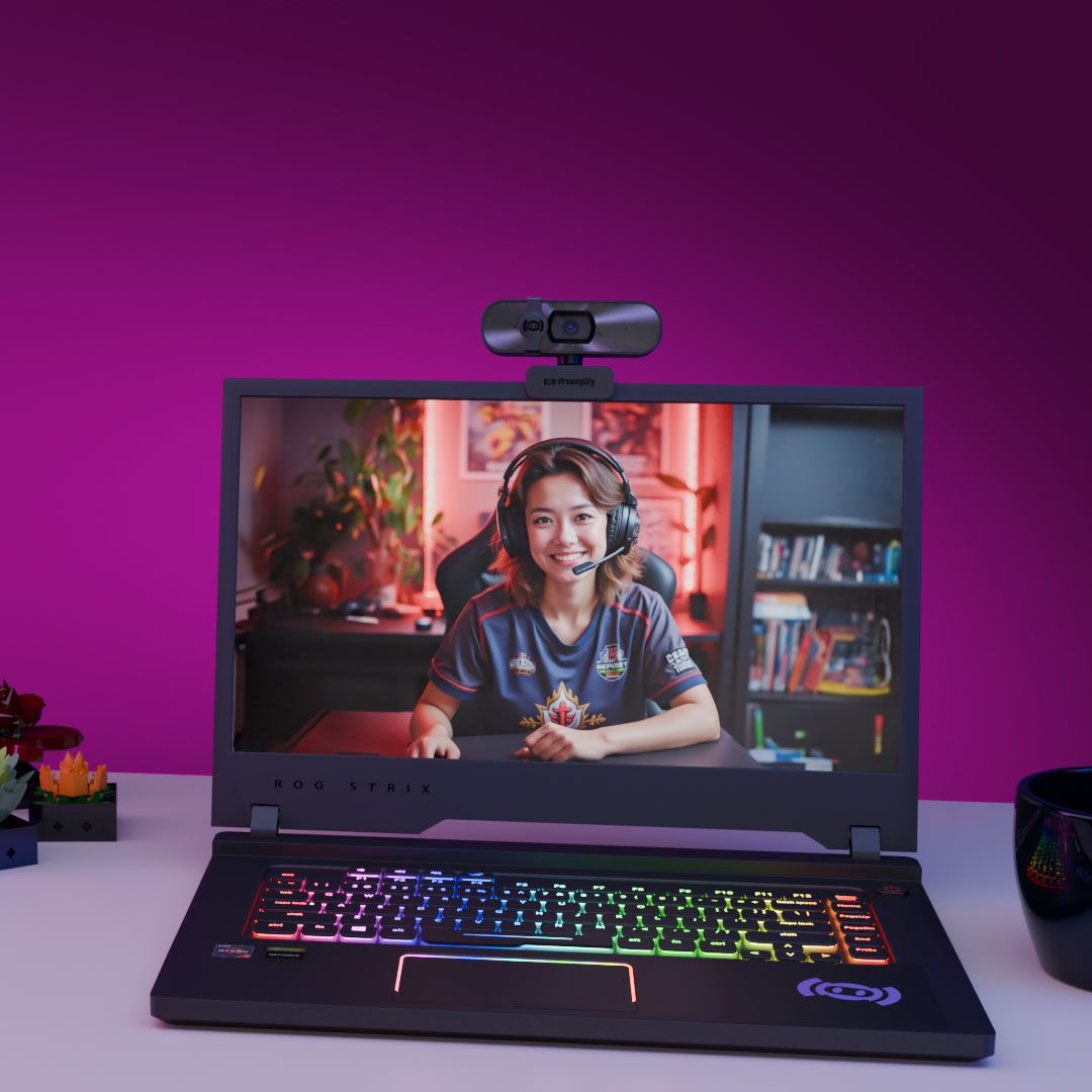 Streamplify - Webcam Streamplify CAM Mini FullHD 60fps - Preto
